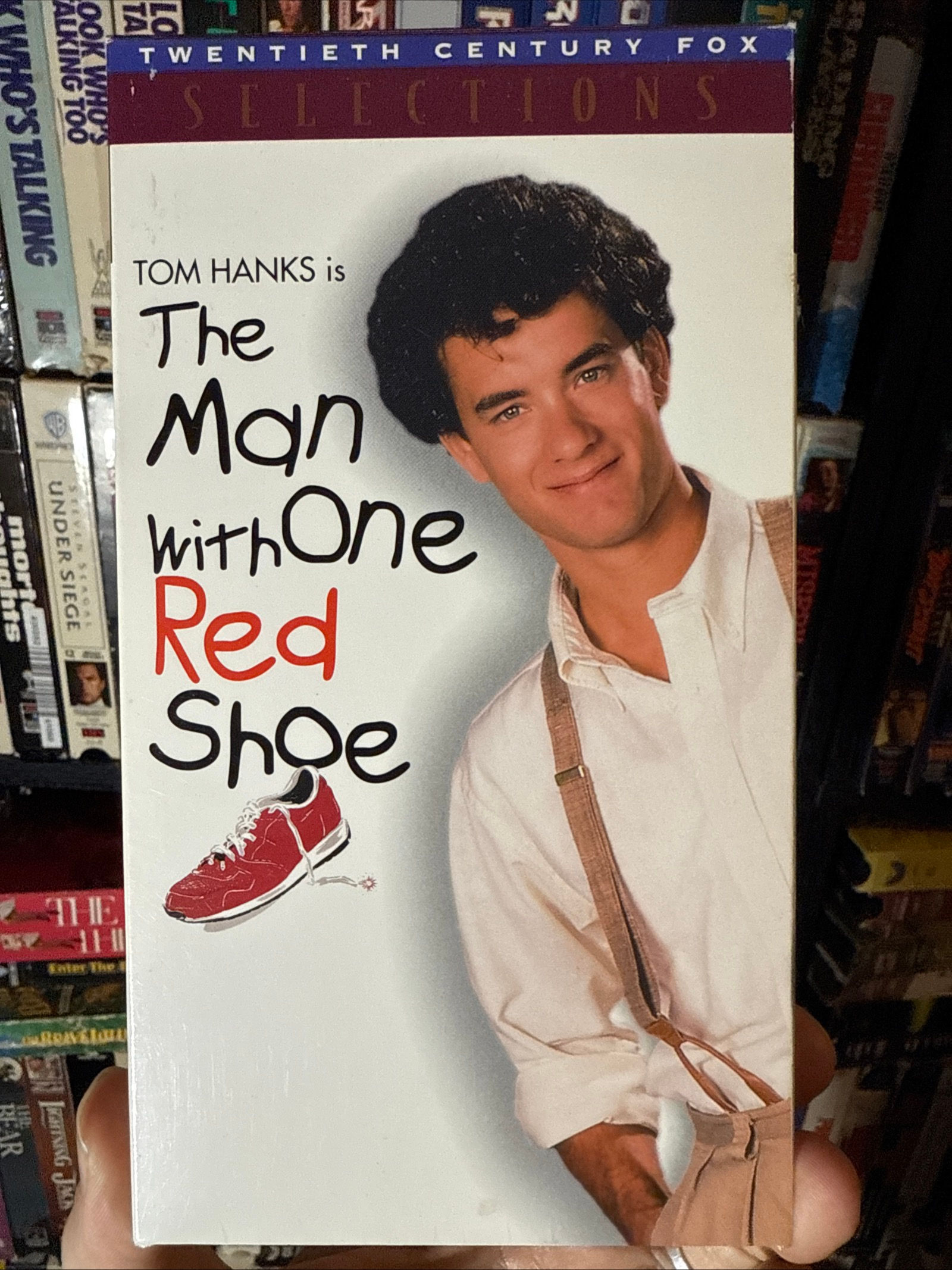 The Man With One Red Shoe 1985 VHS Fox Selections W/Insert