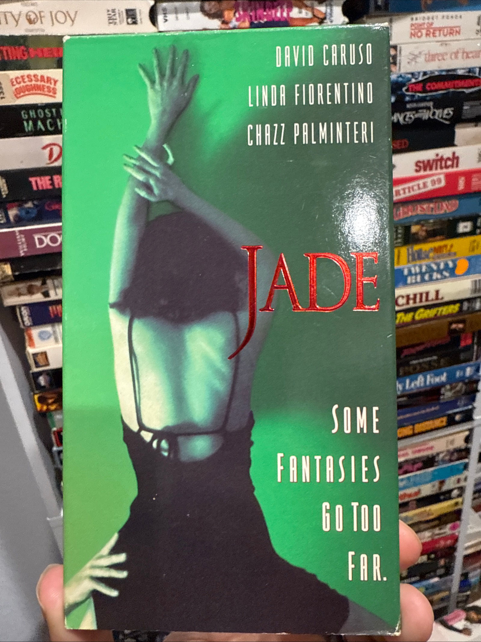 Jade 1995 VHS Original Release NON RENTAL