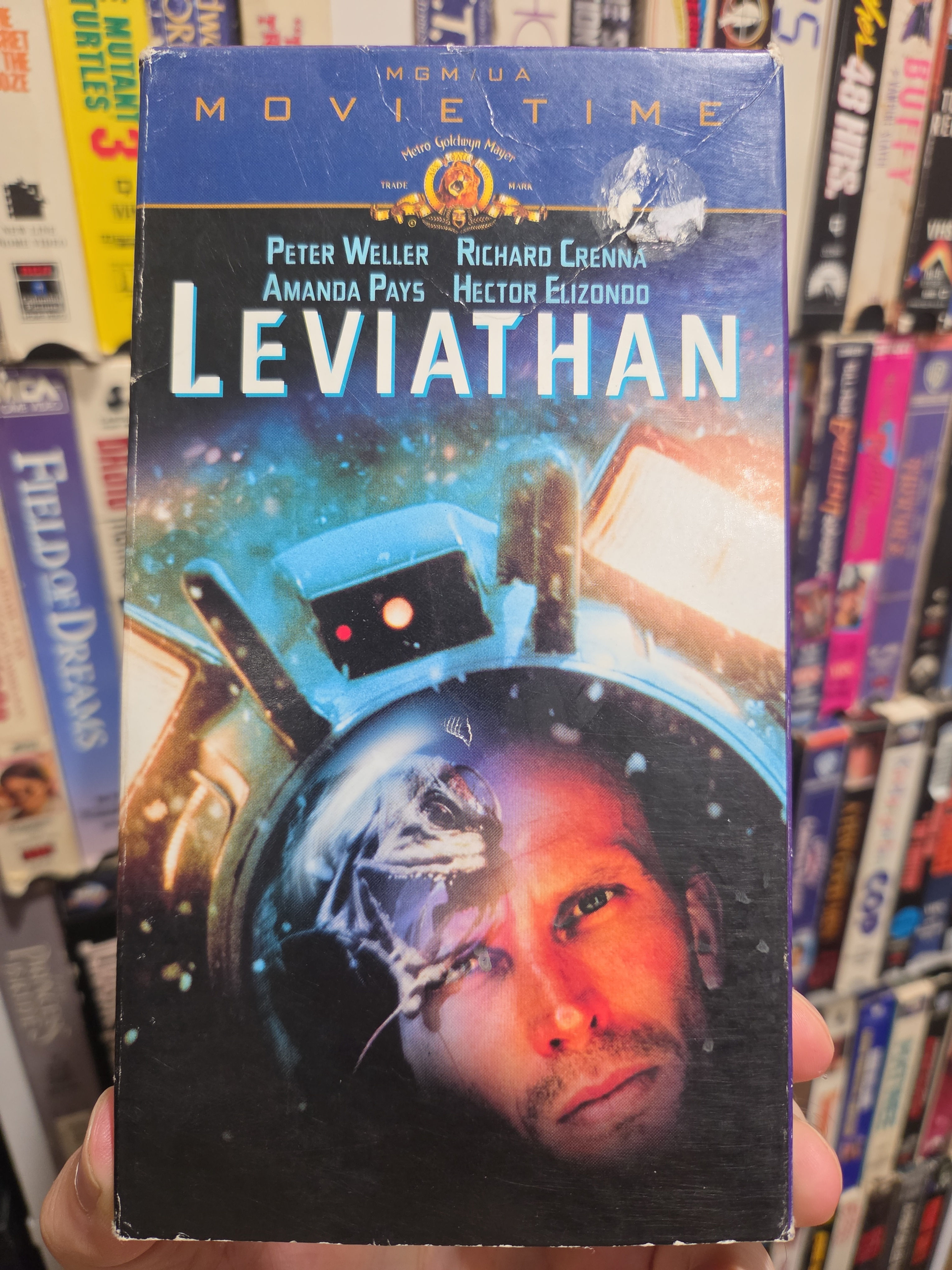 Leviathan 1989 VHS Movie Time NON RENTAL