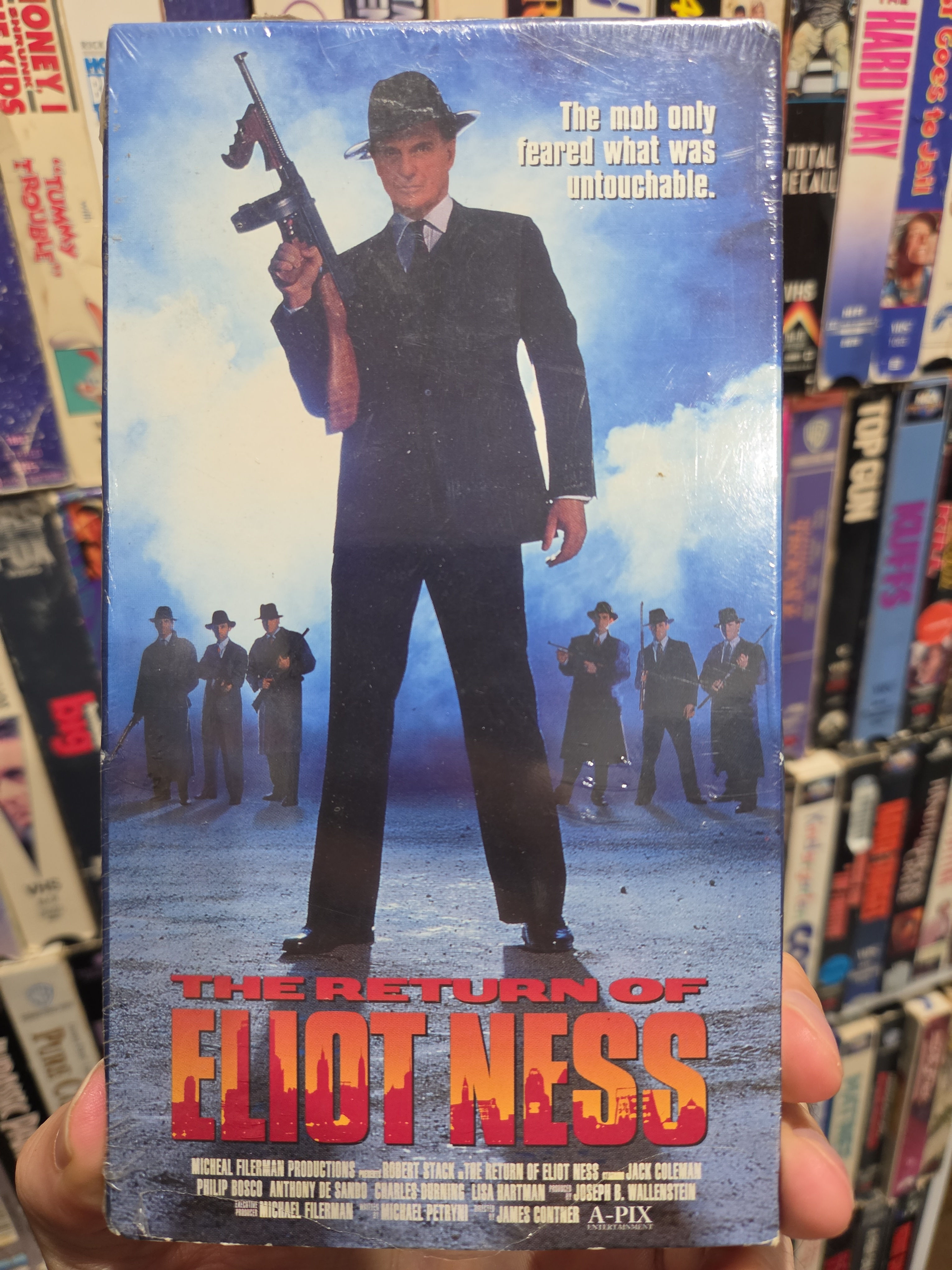 The Return Of Eliot Ness 1991 VHS NON RENTAL