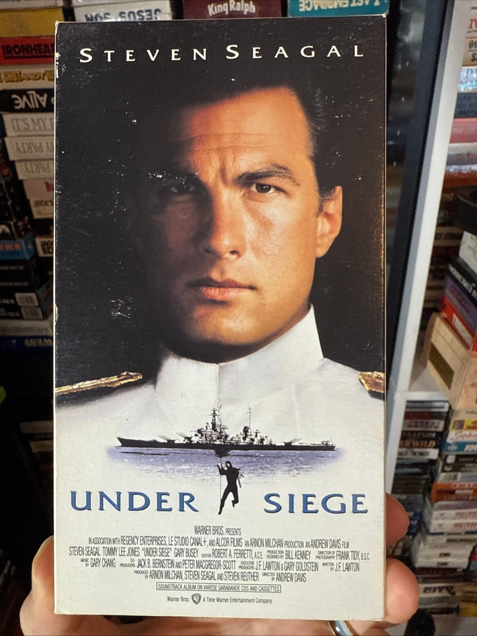 Under Siege 1992 VHS Original Release NON RENTAL