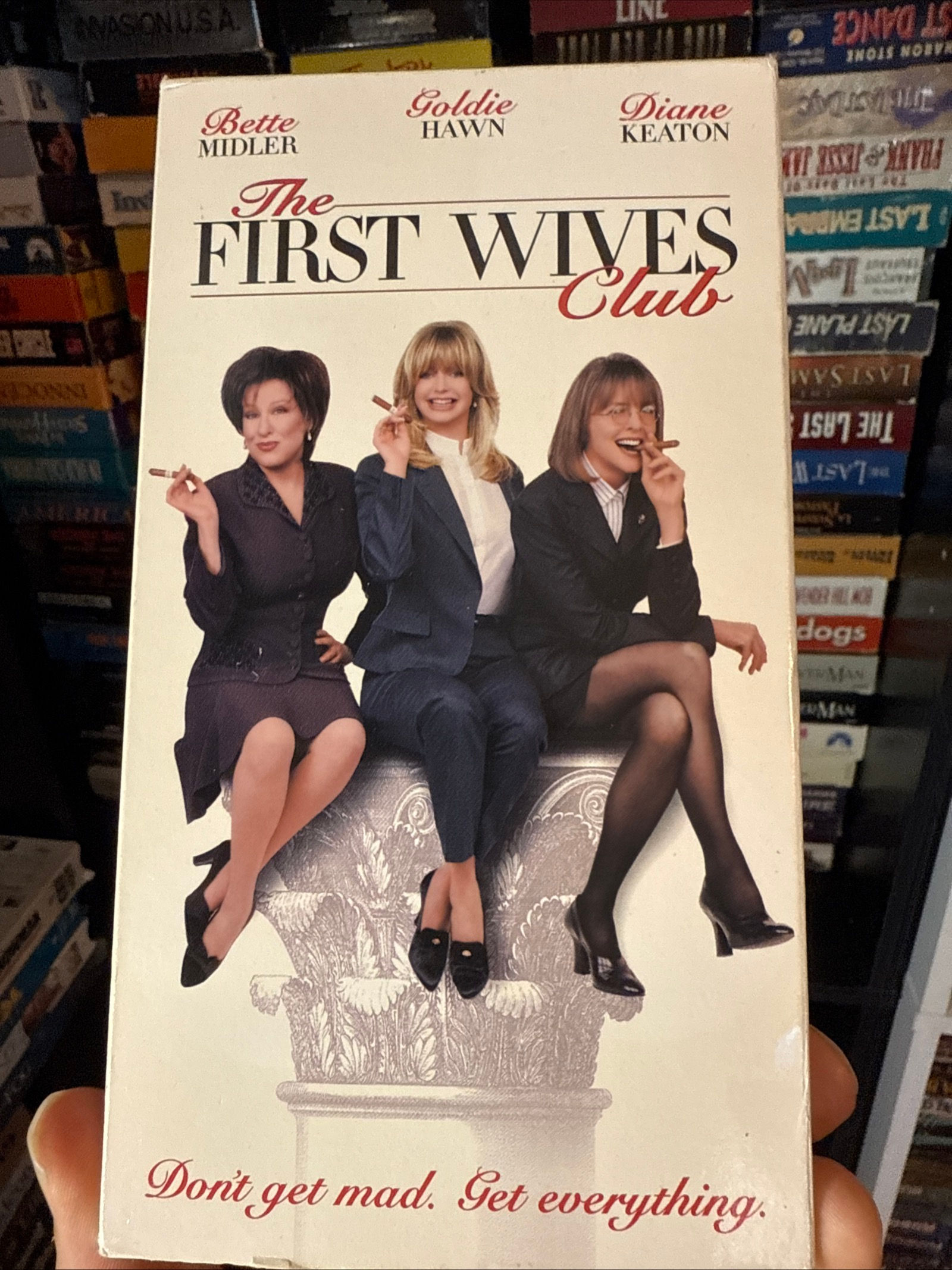 The First Wives Club 1996 VHS Original Release W/Phone Card Inserts NON RENTAL