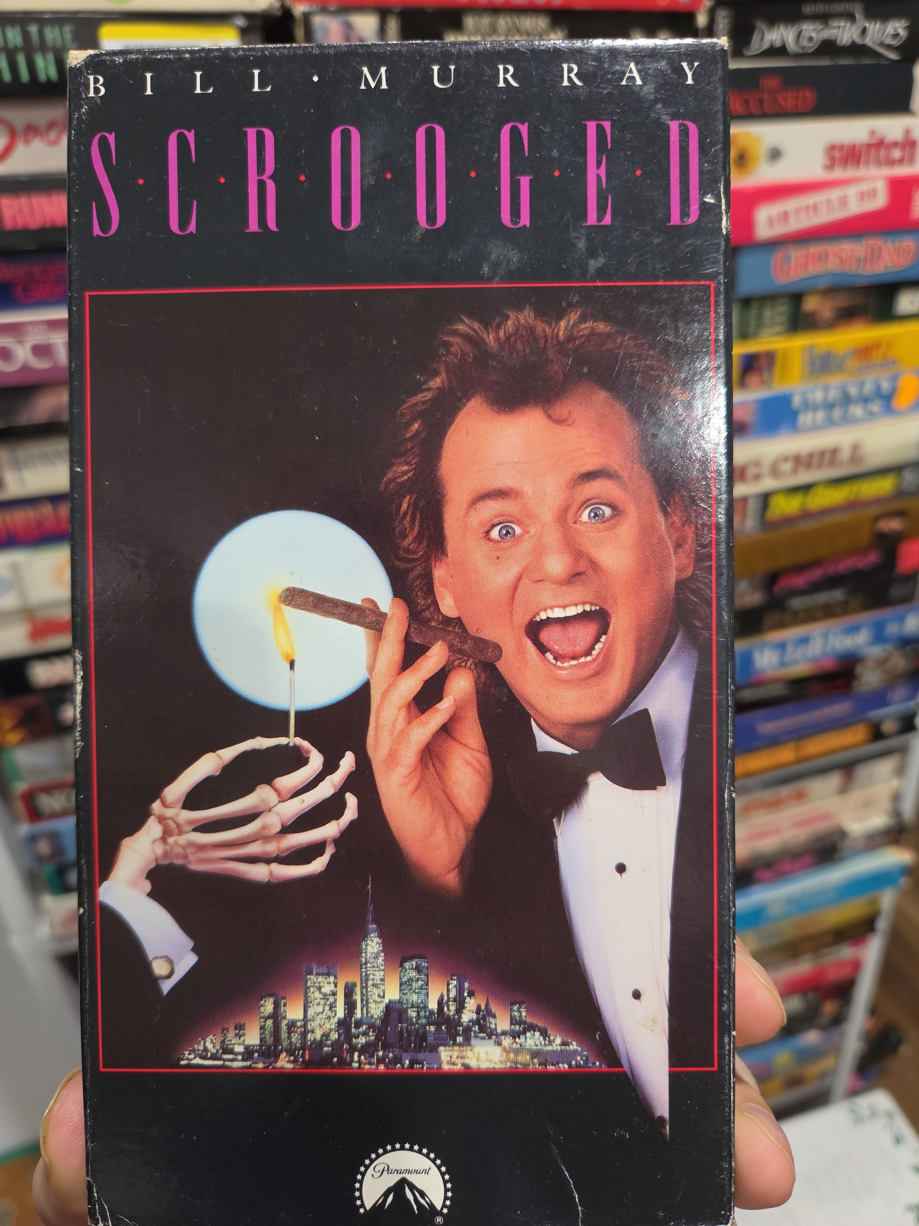 Scrooged 1988 VHS NON RENTAL