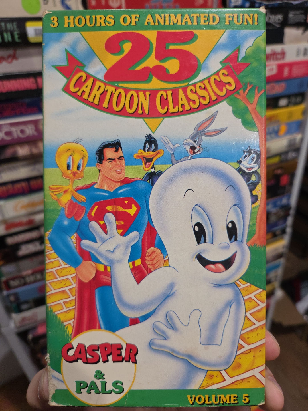 Casper & Pals Vol 5 1991 VHS 25 Cartoons 3 Hours Original Release NON RENTAL