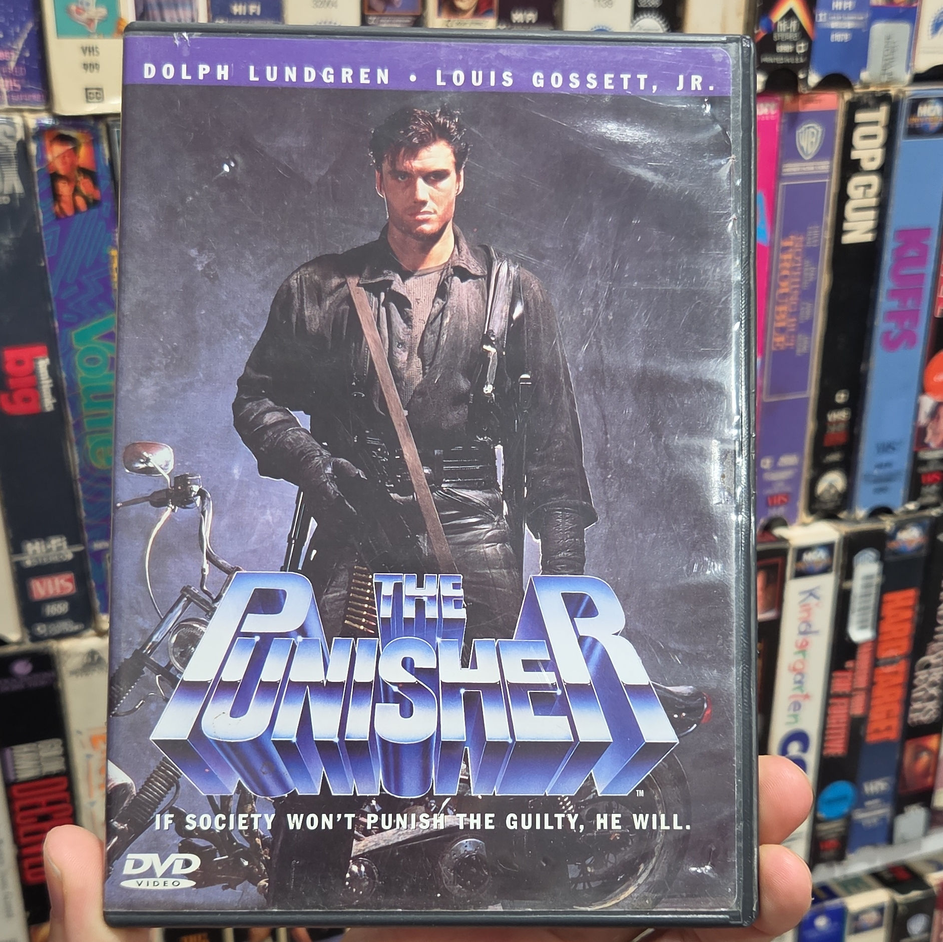 The Punisher 1989 DVD OOP Original Release NON RENTAL