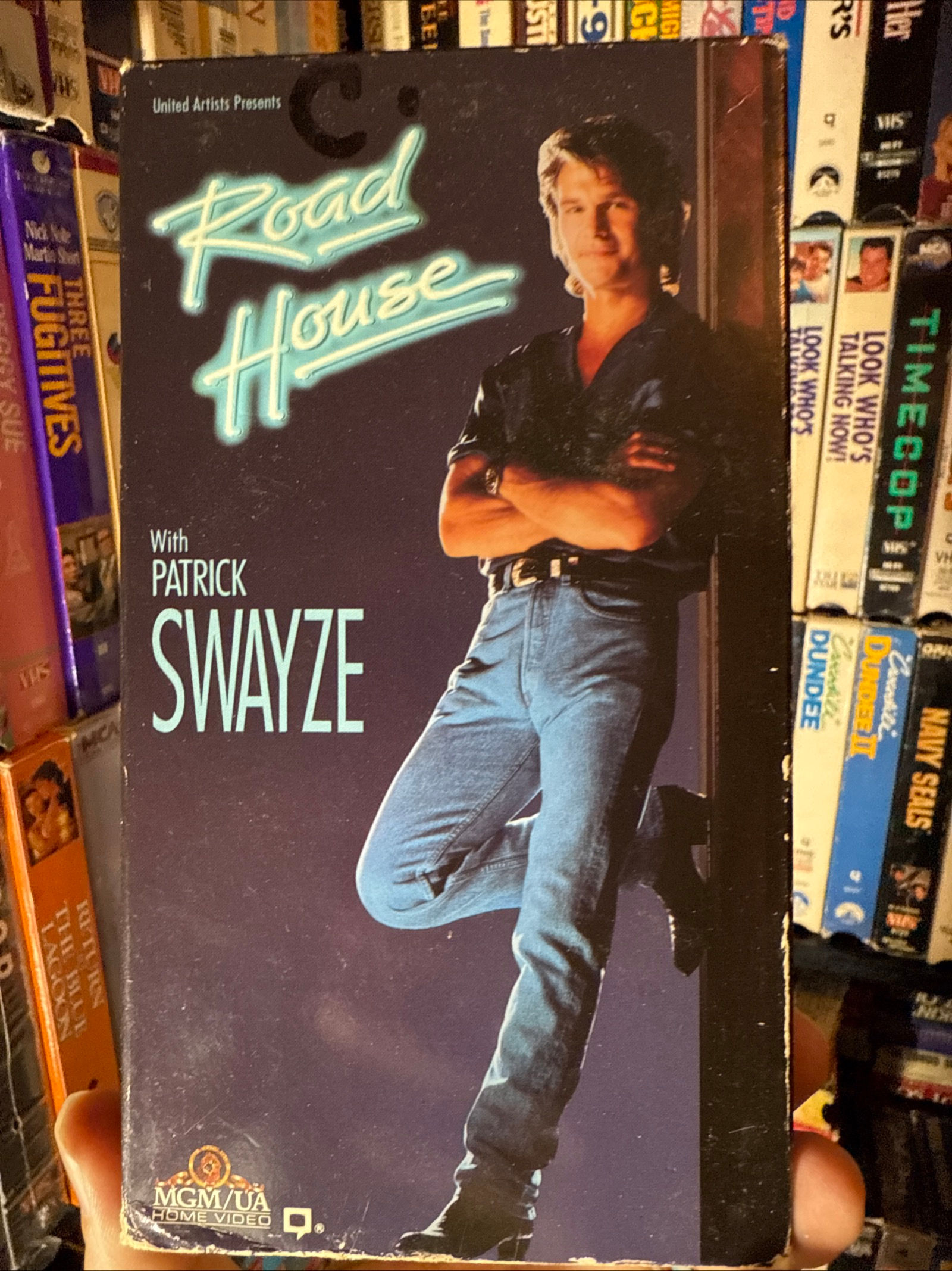 Road House 1989 VHS Original Release NON RENTAL