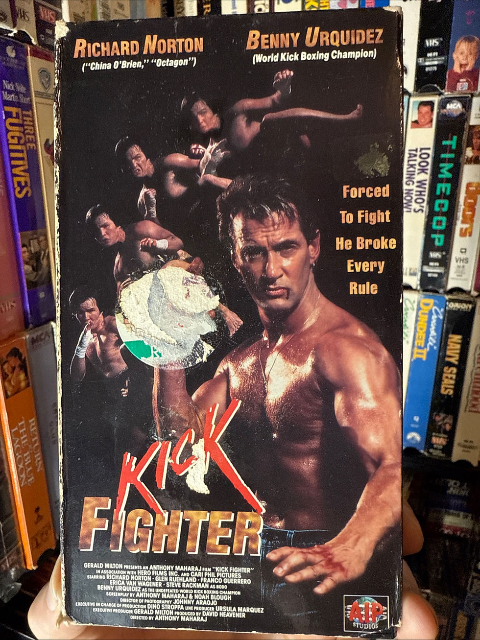 Kick Fighter 1991 VHS Original Release