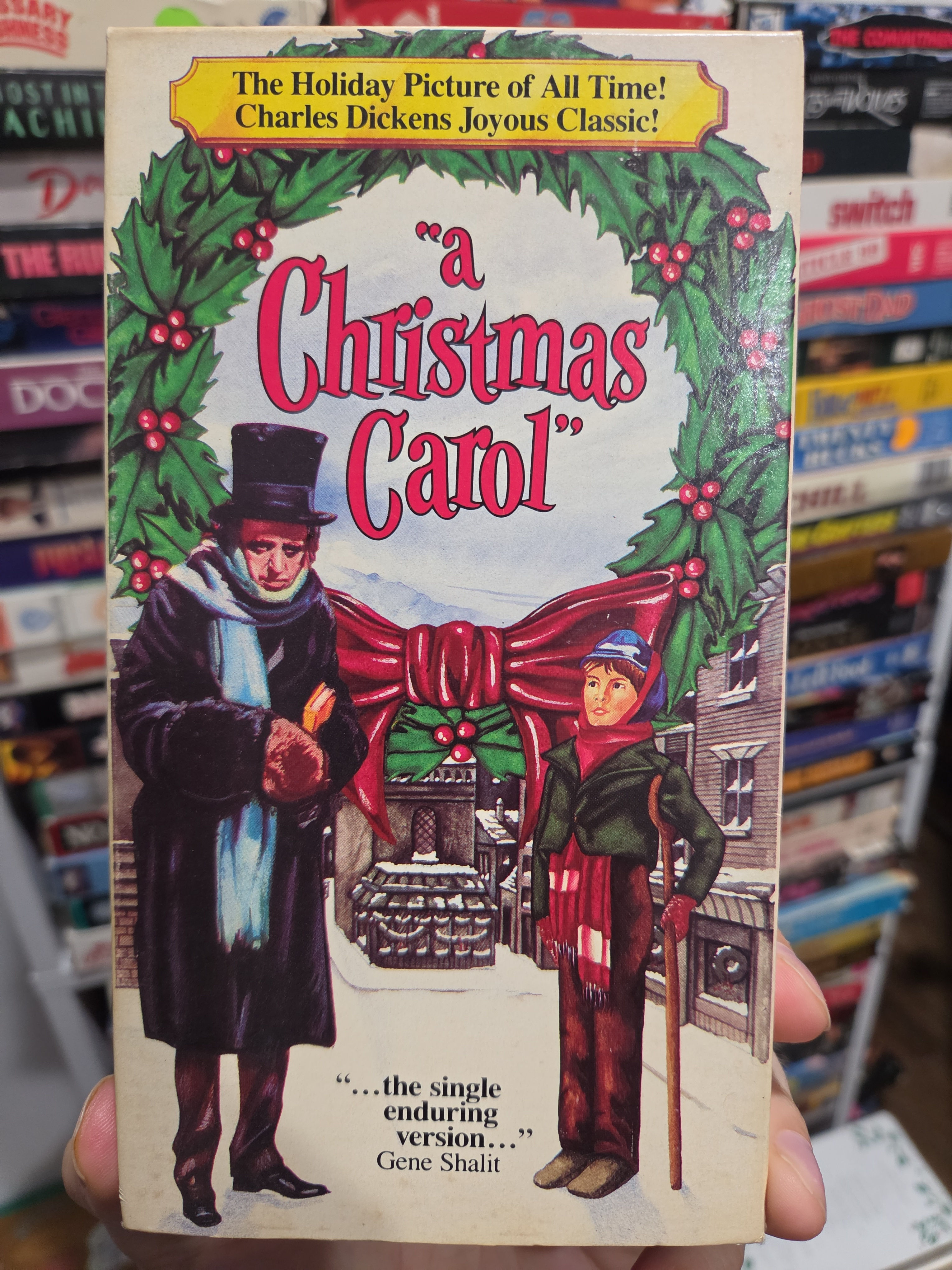 A Christmas Carol 1951 VHS NON RENTAL 1989 Release