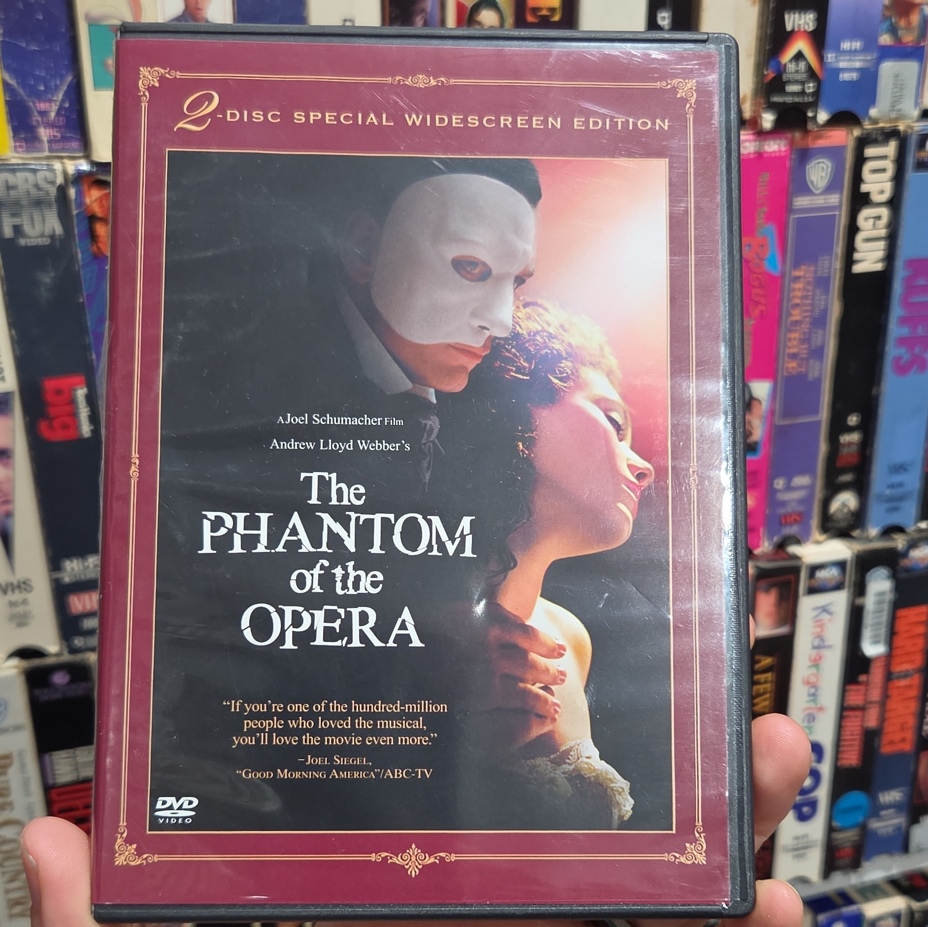 The Phantom Of The Opera 2004 DVD OOP 2-Disc Widescreen NON RENTAL