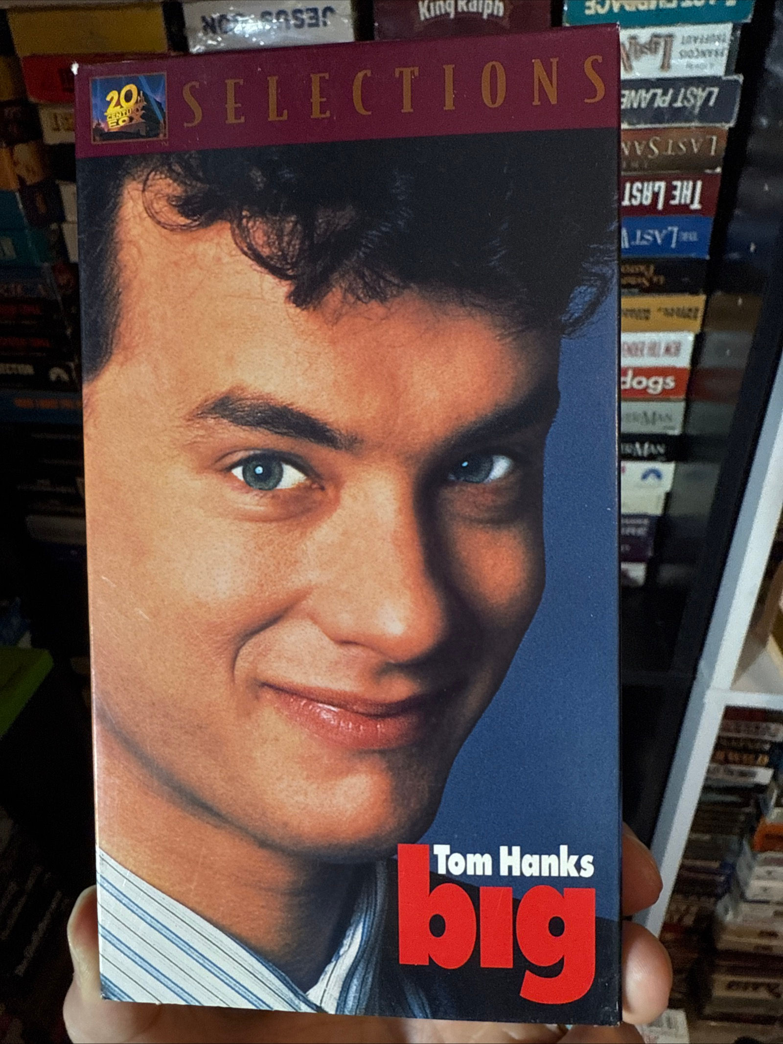 Big 1988 VHS Fox Selections NON RENTAL