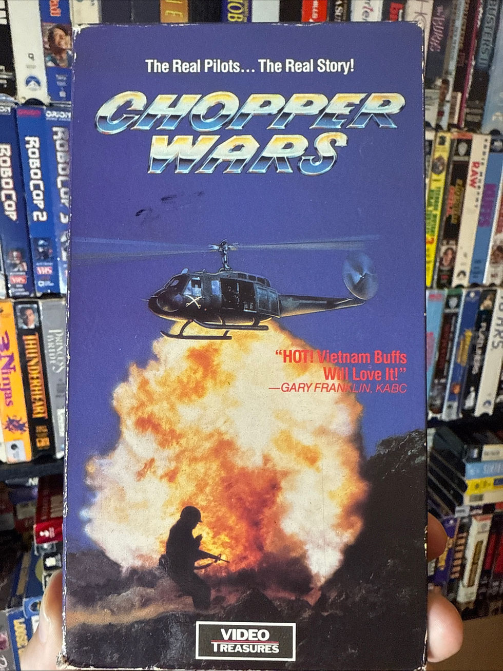 Chopper Wars 1988 VHS