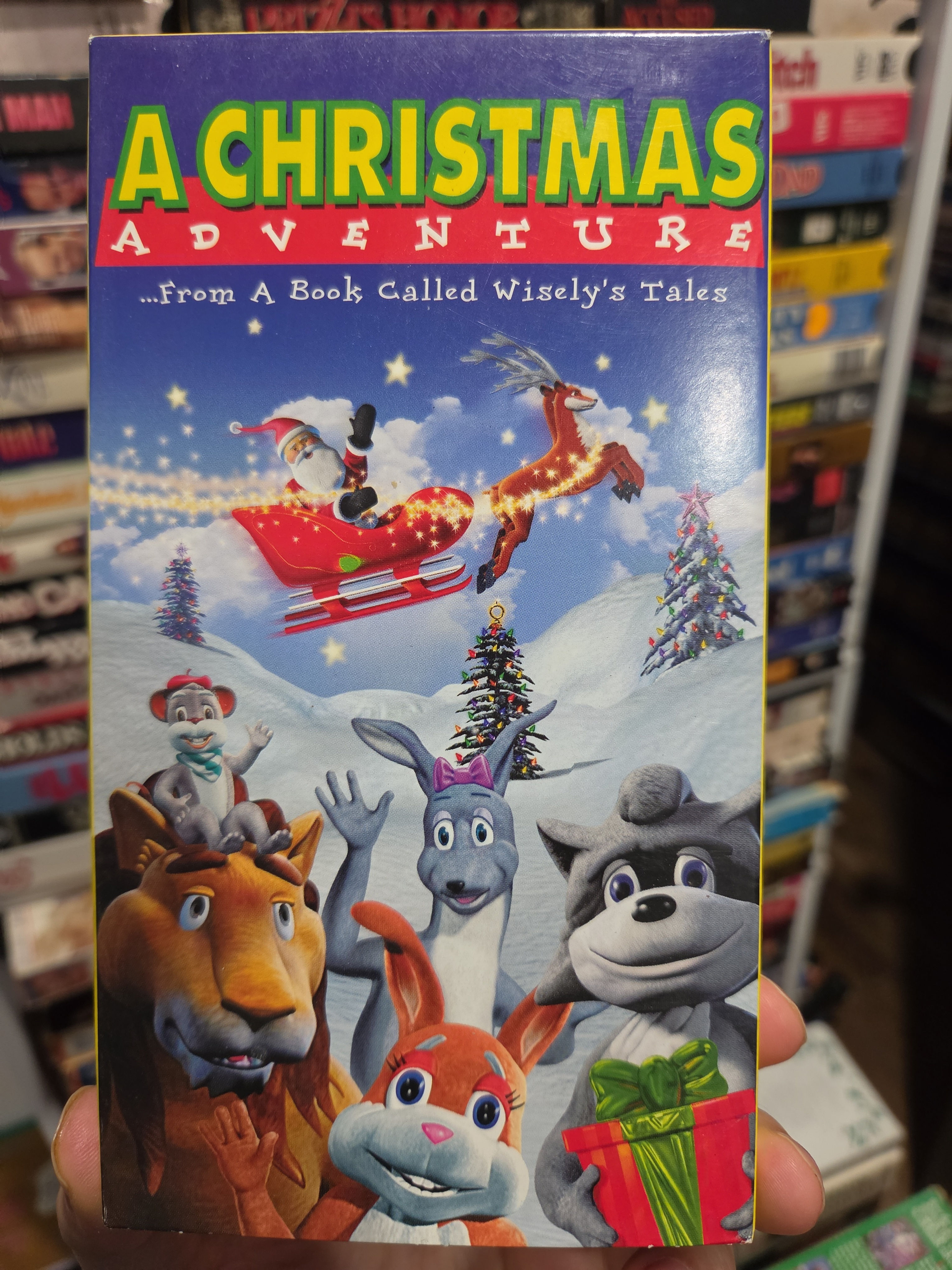 A Christmas Adventure Wisely's Tales 2001 VHS NON RENTAL