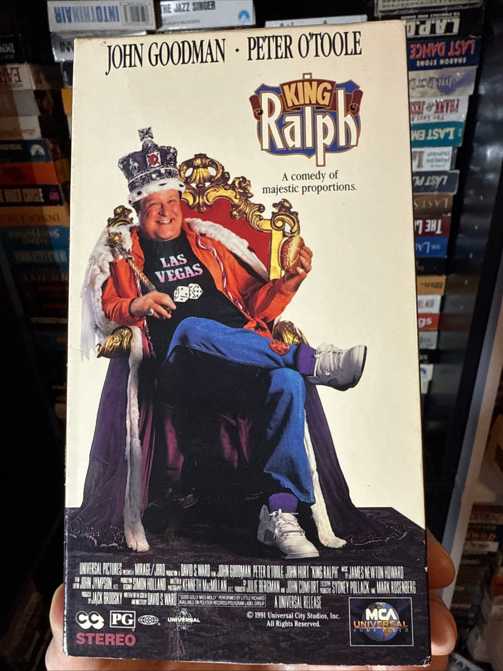 King Ralph 1991 VHS Original Release NON RENTAL