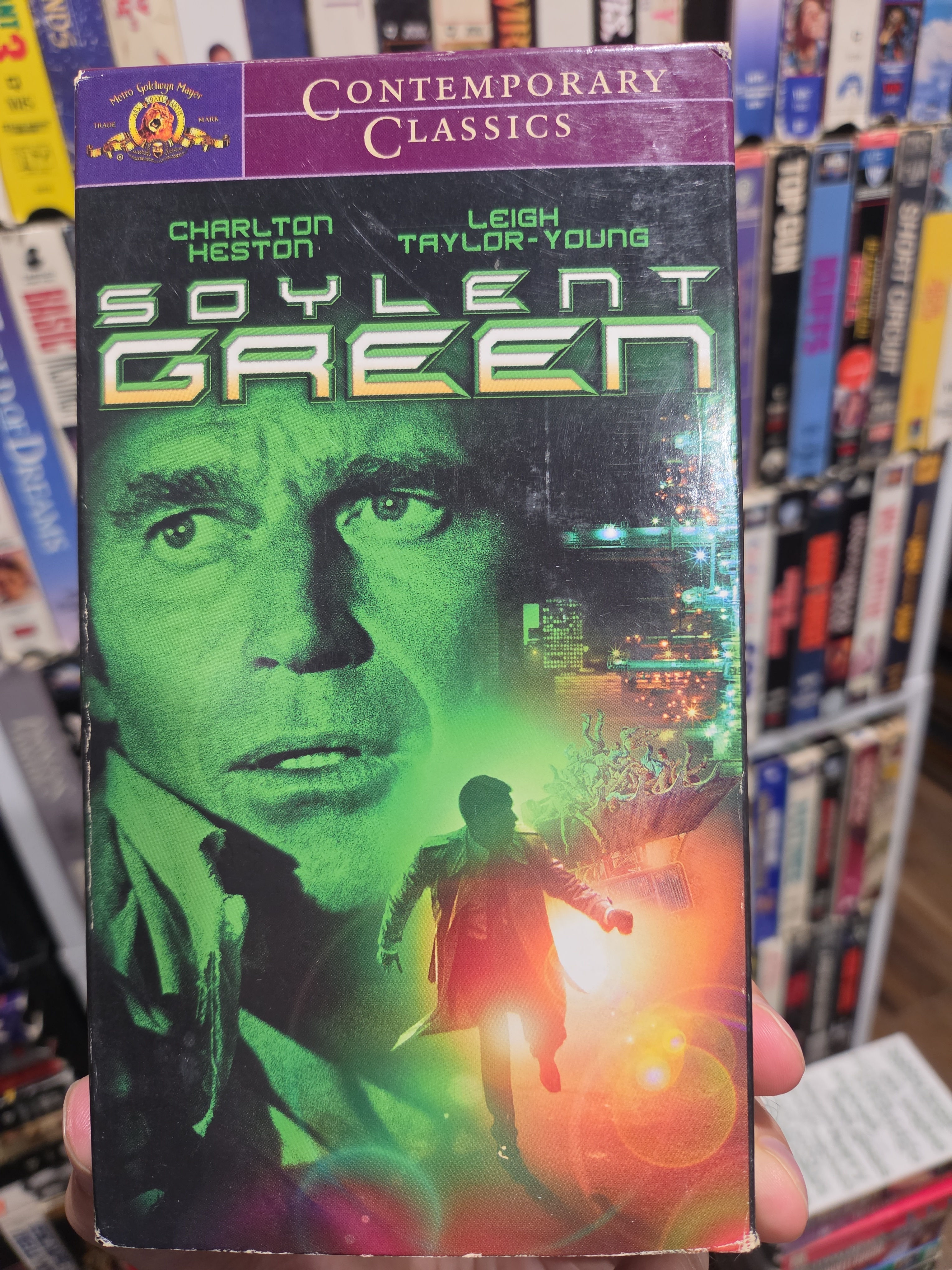 Soylant Green 1973 VHS MGM Contemporary Classics NON RENTAL