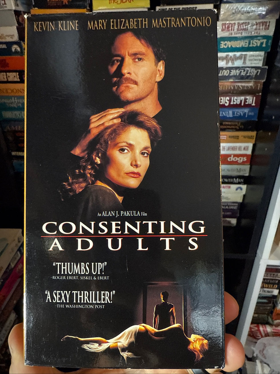 Consenting Adults 1992 VHS Original Release NON RENTAL