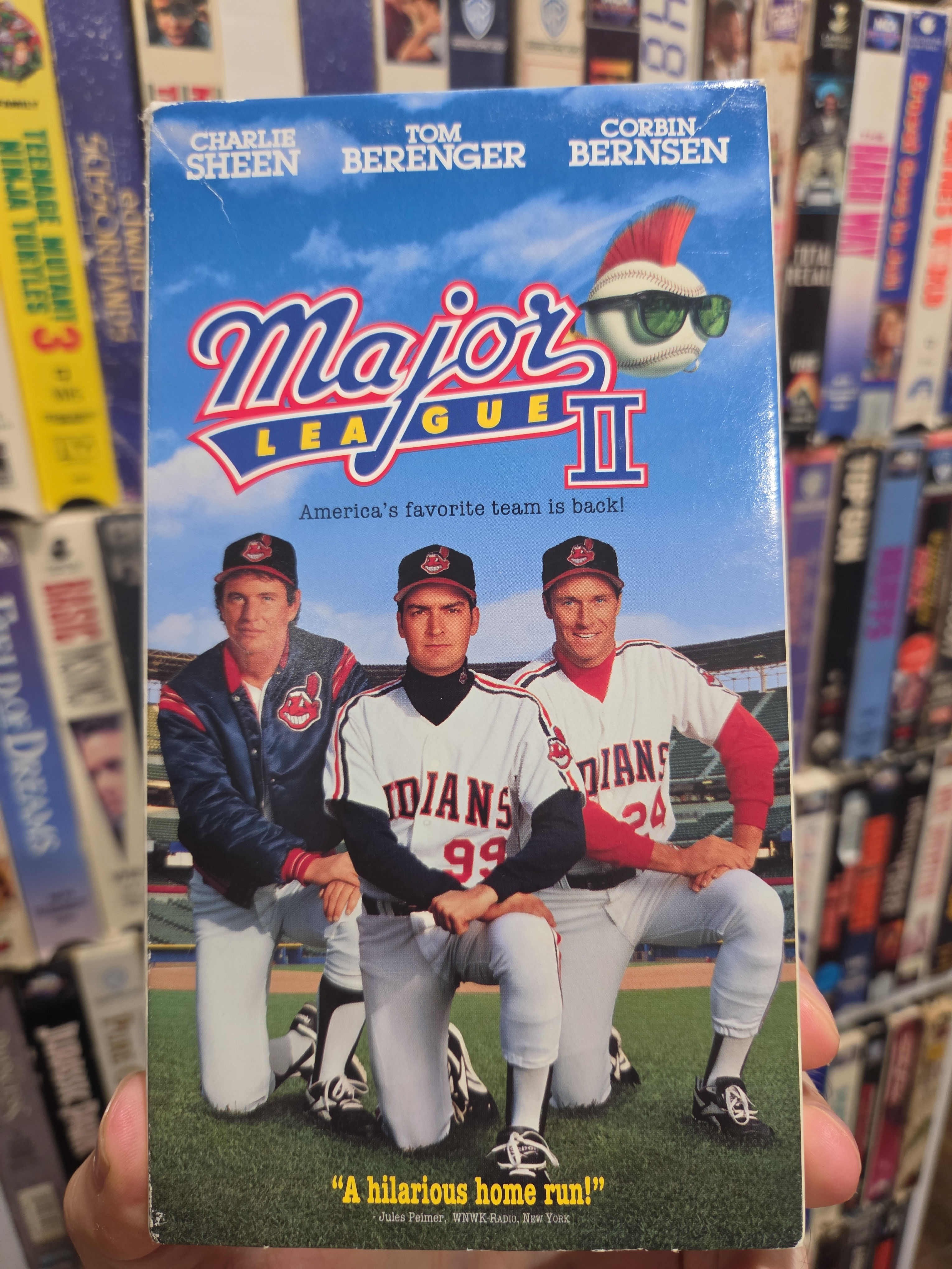 Major League II 1994 VHS Original Release NON RENTAL