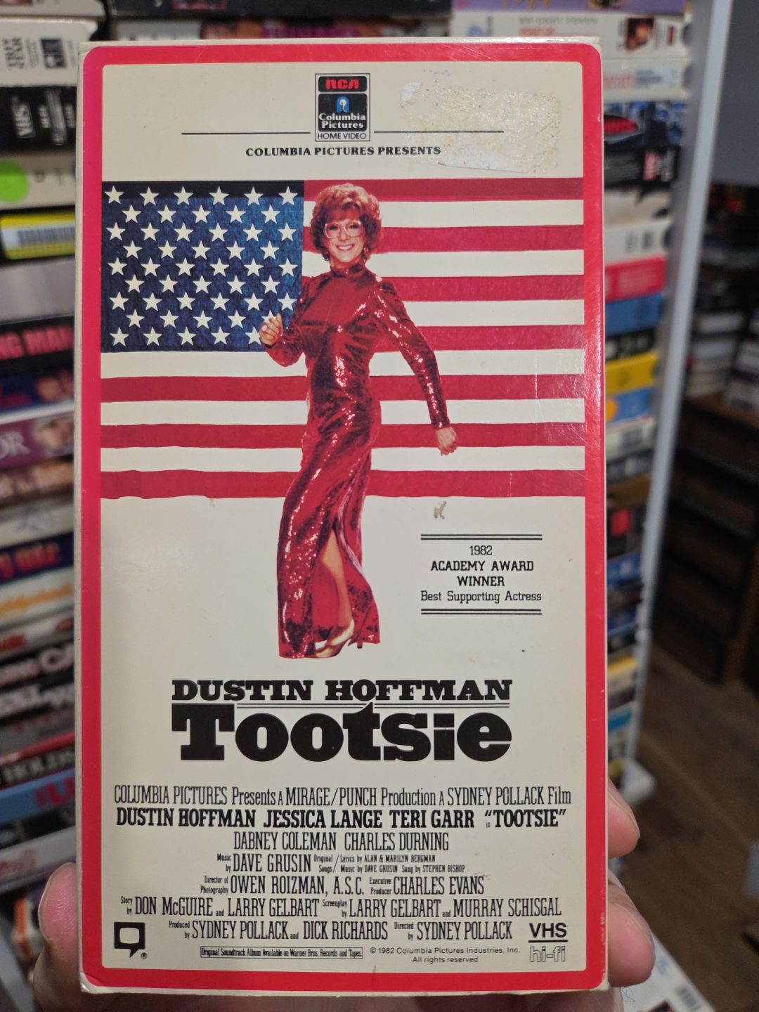 Tootsie 1982 VHS NON RENTAL 1987 Release