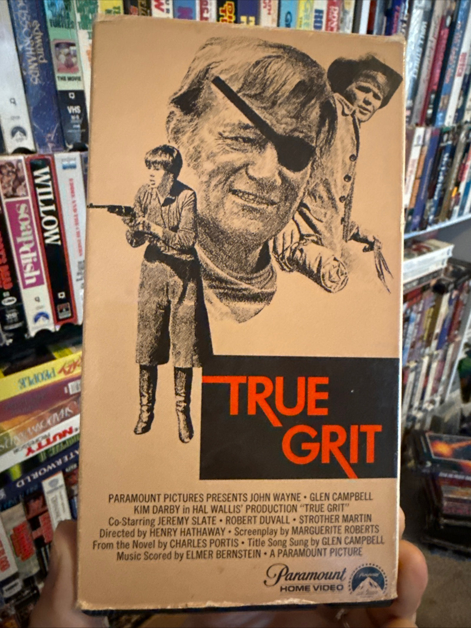True Grit 1969 VHS Rare Original Release