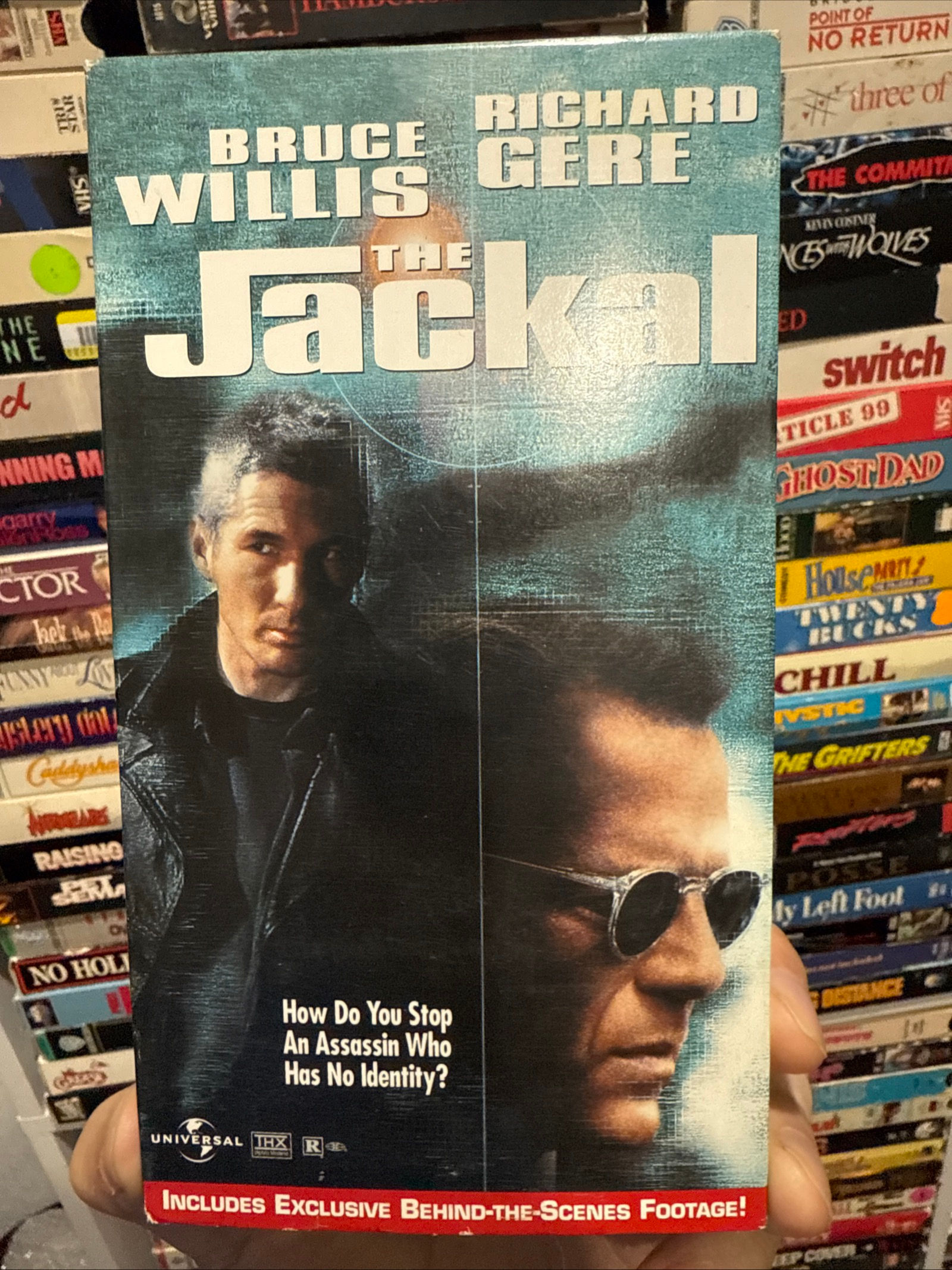 The Jackal 1997 VHS Original Release NON RENTAL