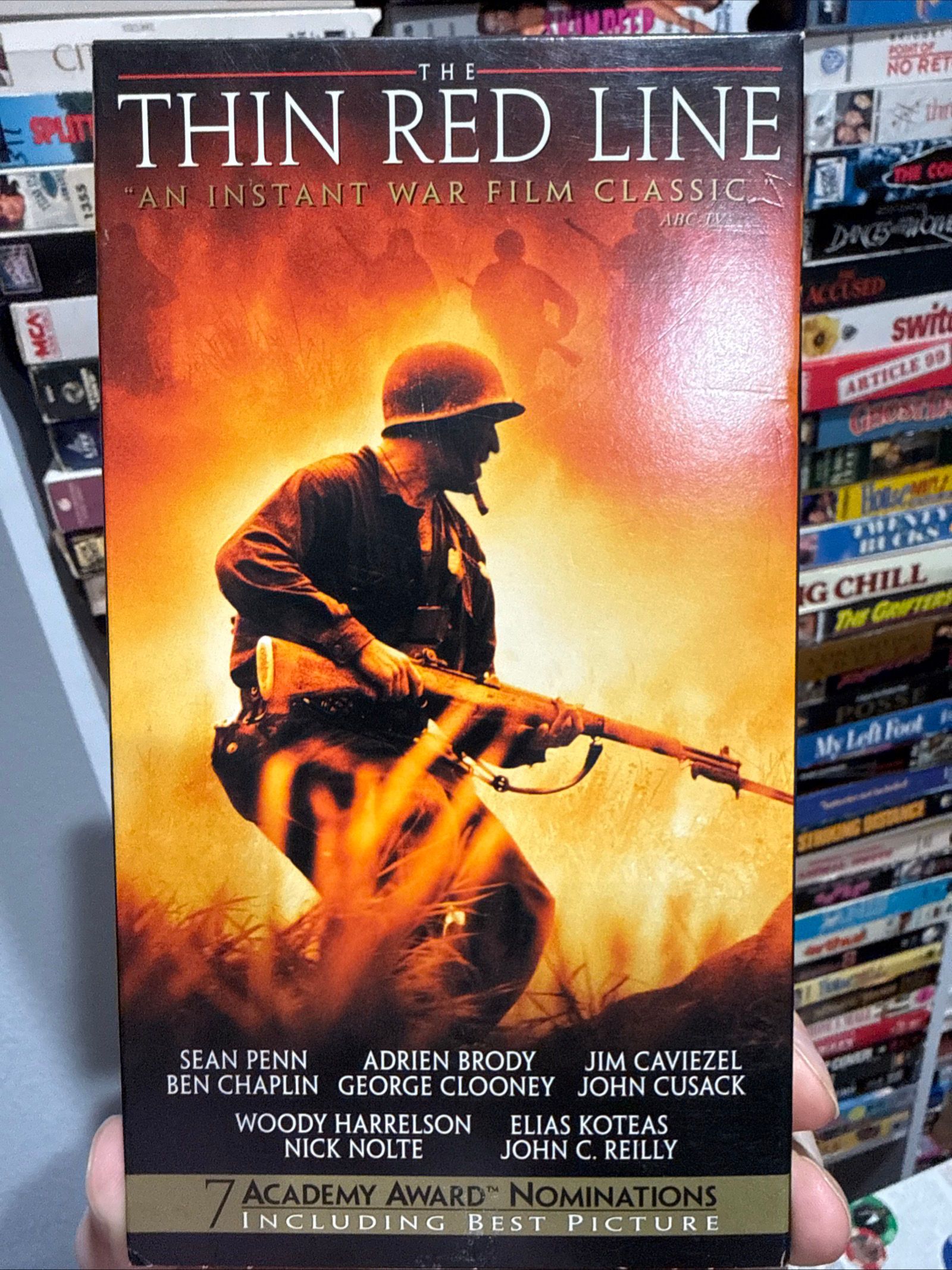 The Thin Red Line 1998 VHS Original Release NON RENTAL