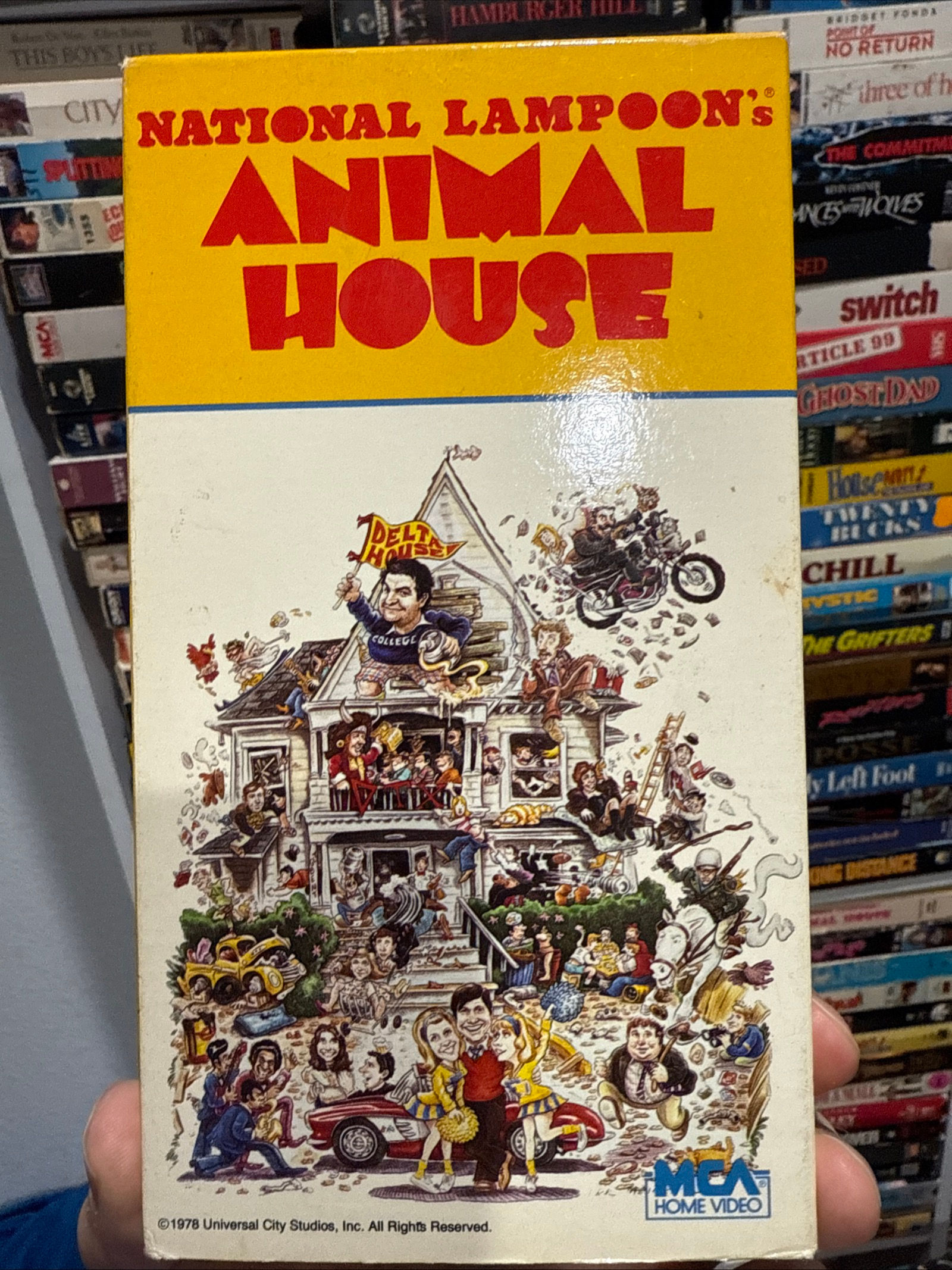 National Lampoon's Animal House 1978 VHS NON RENTAL 1988 Release