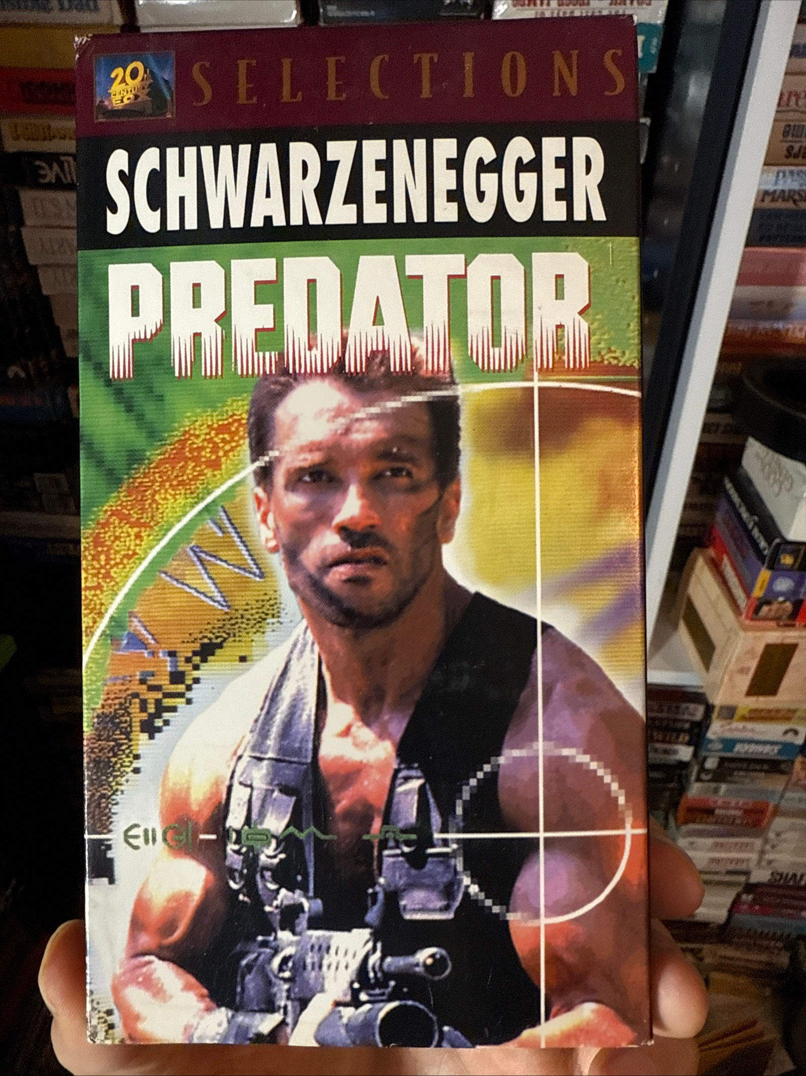 Predator 1987 VHS Fox Selections NON RENTAL