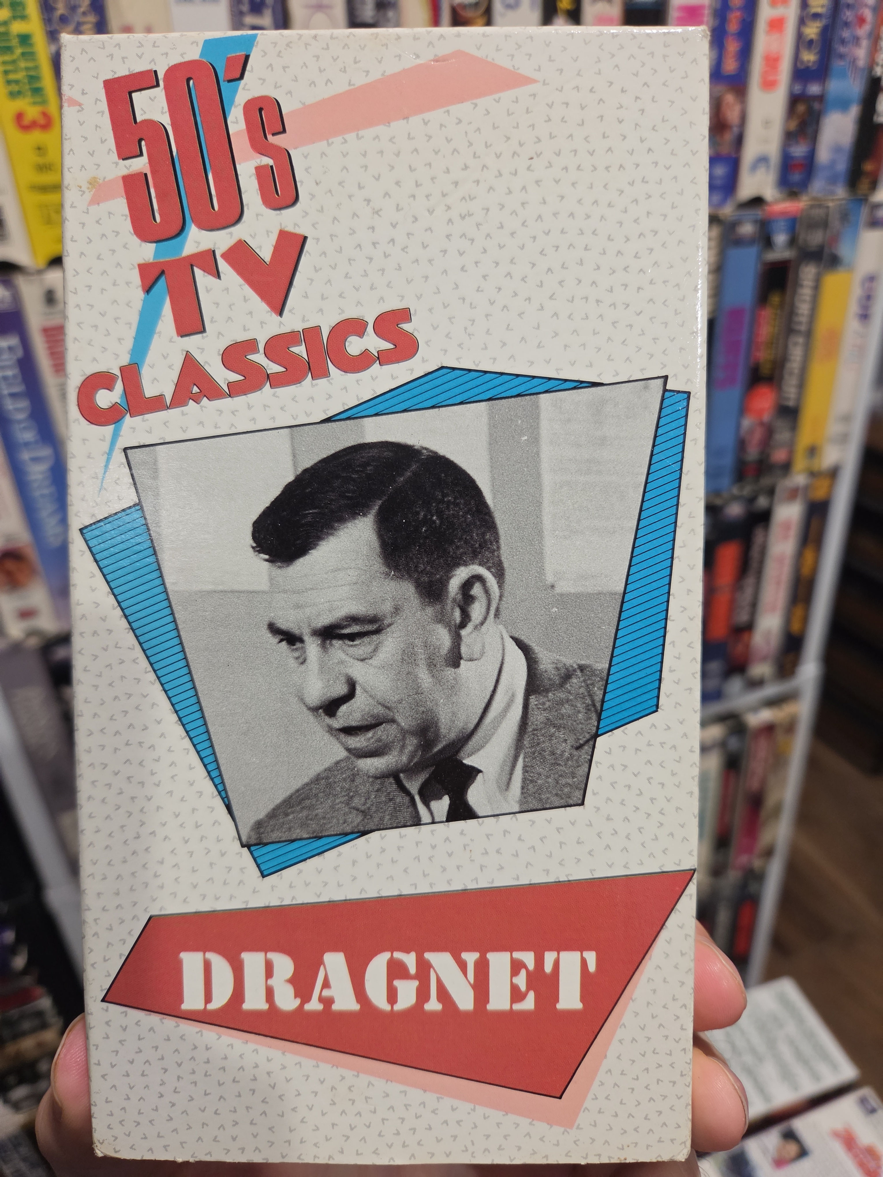 Dragnet 50s TV Classics 1987 VHS NON RENTAL