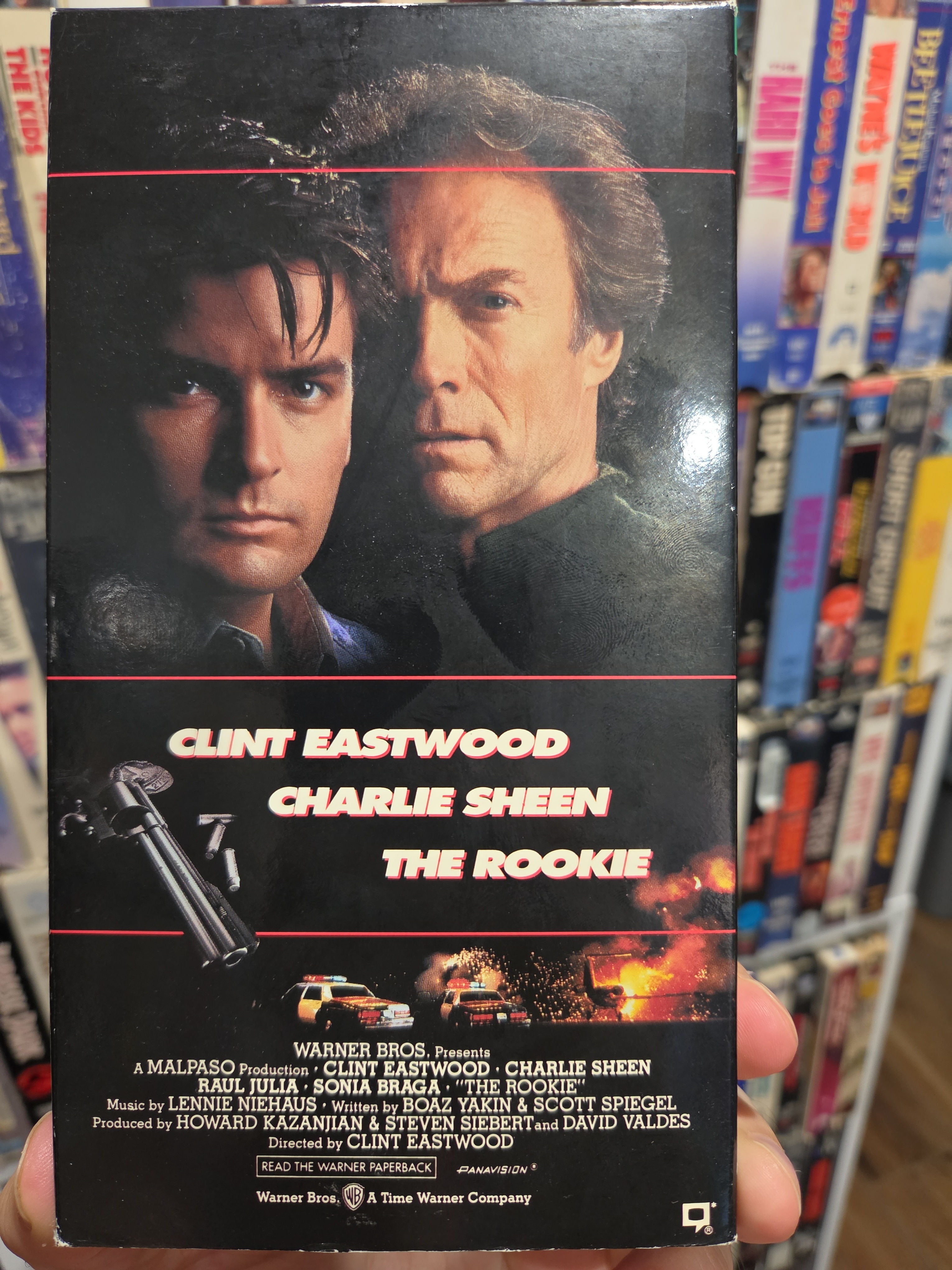 The Rookie 1990 VHS NON RENTAL
