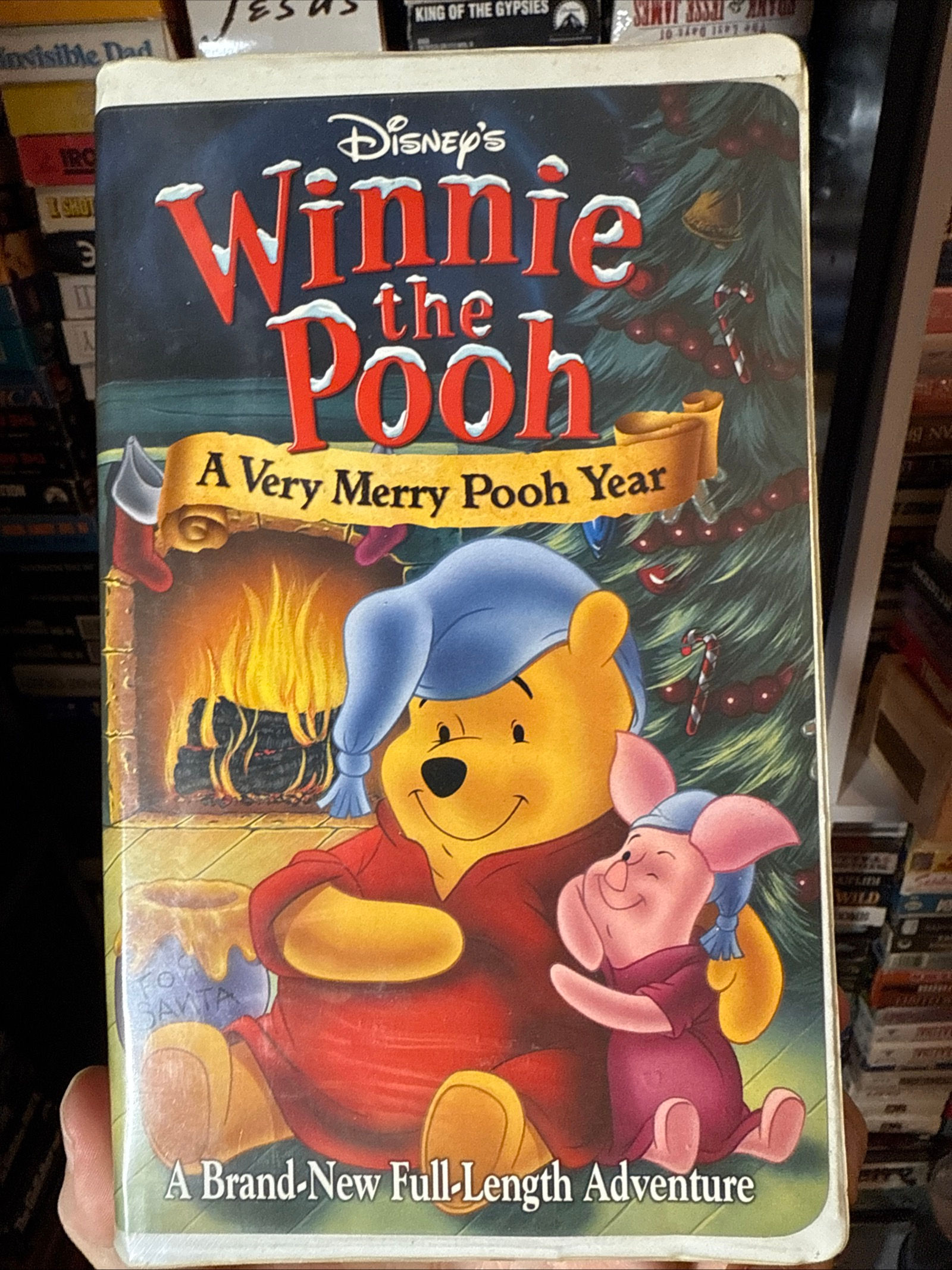 Winnie The Pooh Very Merry Pooh A Year 2002 VHS Original Release NON RENTAL