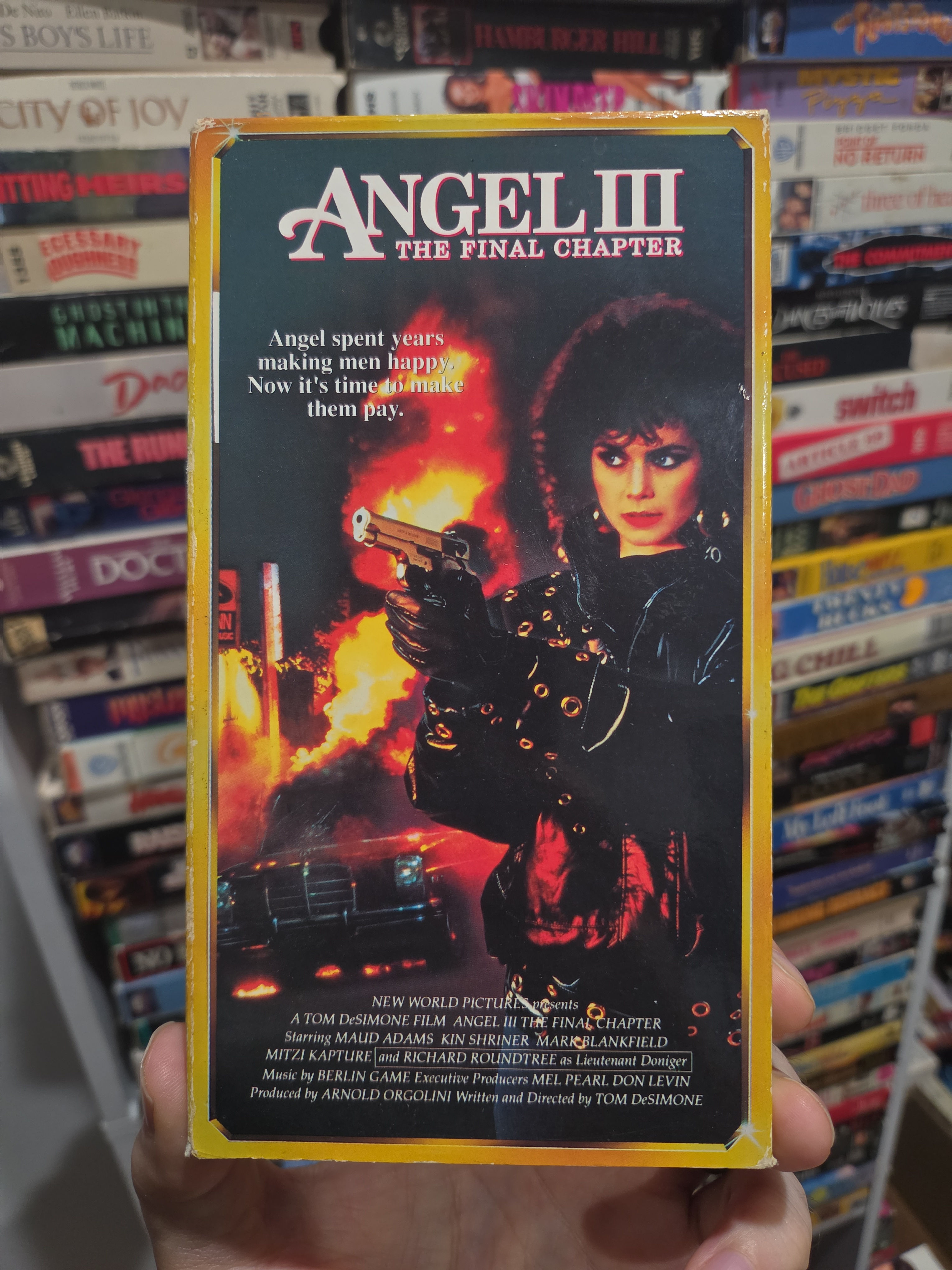 Angel III The Final Chapter 1988 VHS NON RENTAL
