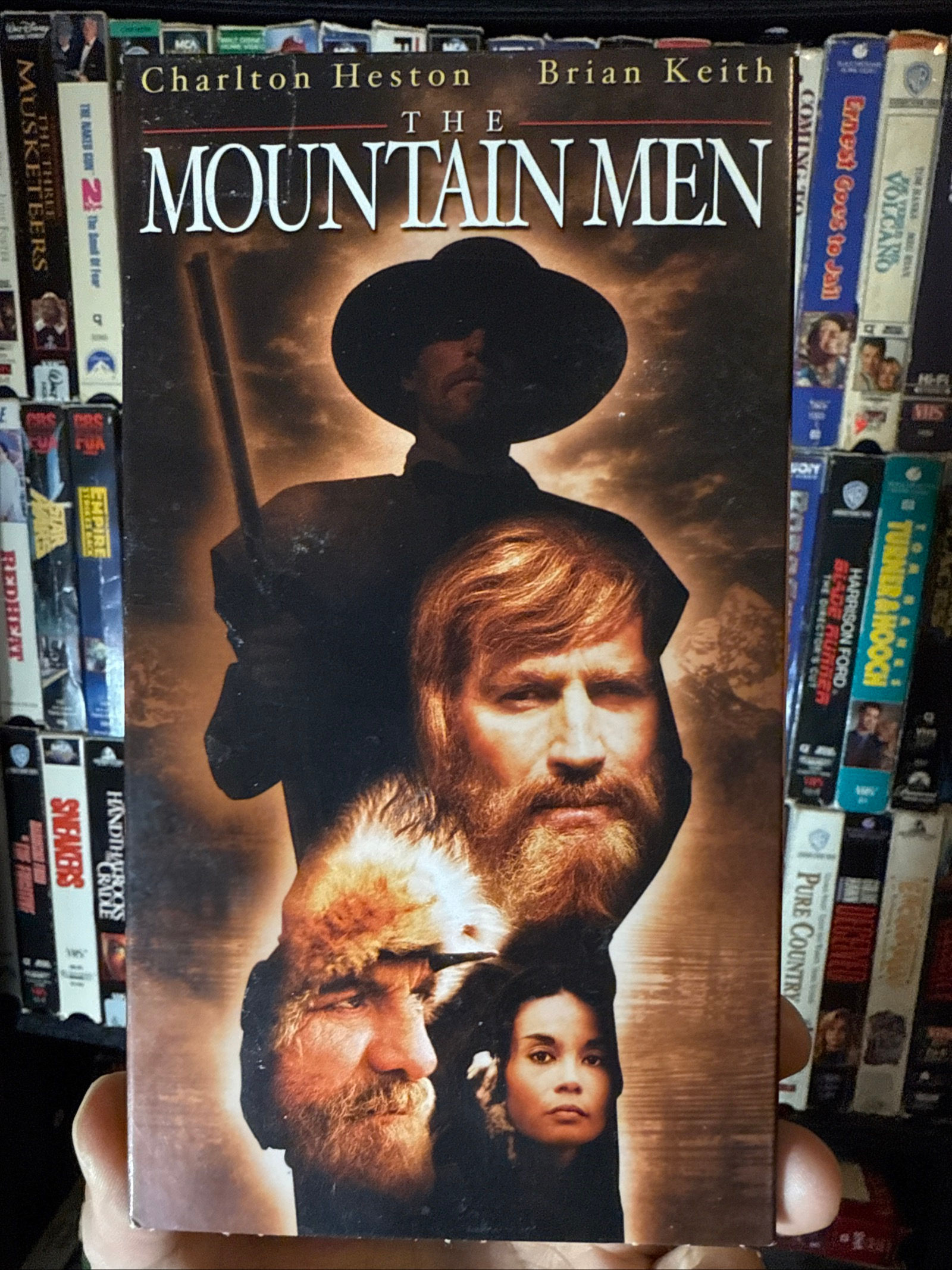 The Mountain Men 1980 VHS NON RENTAL