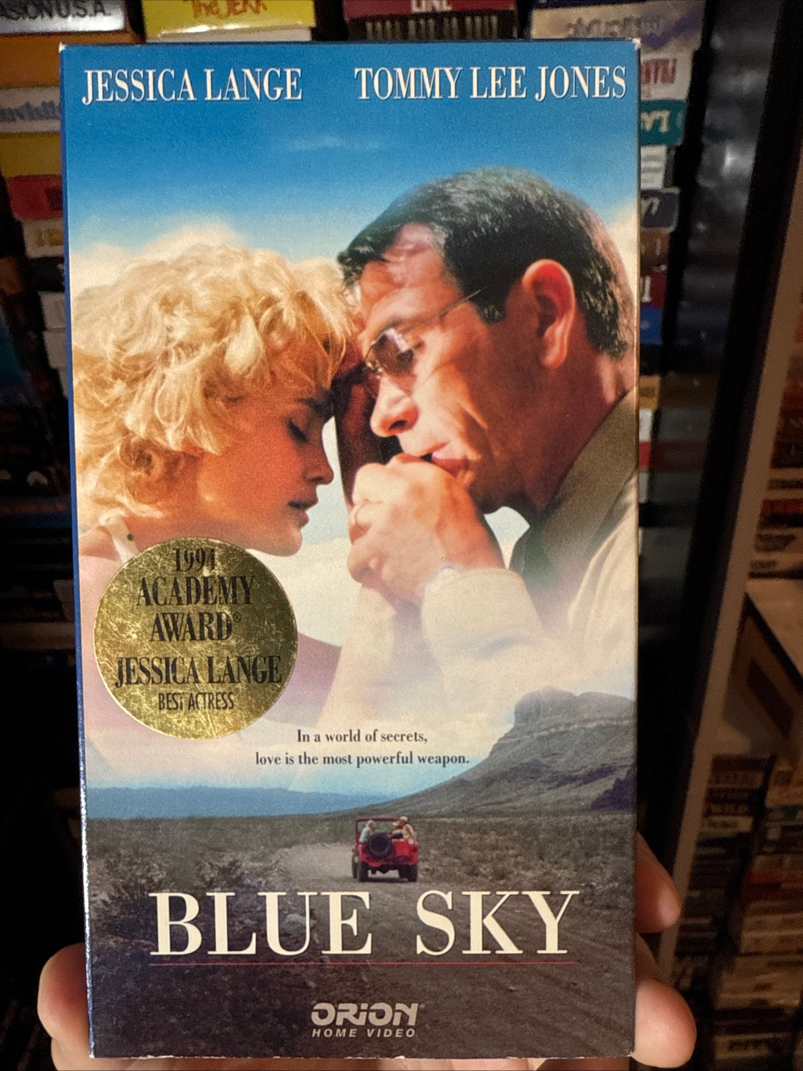 Blue Sky 1994 VHS Original Release NON RENTAL