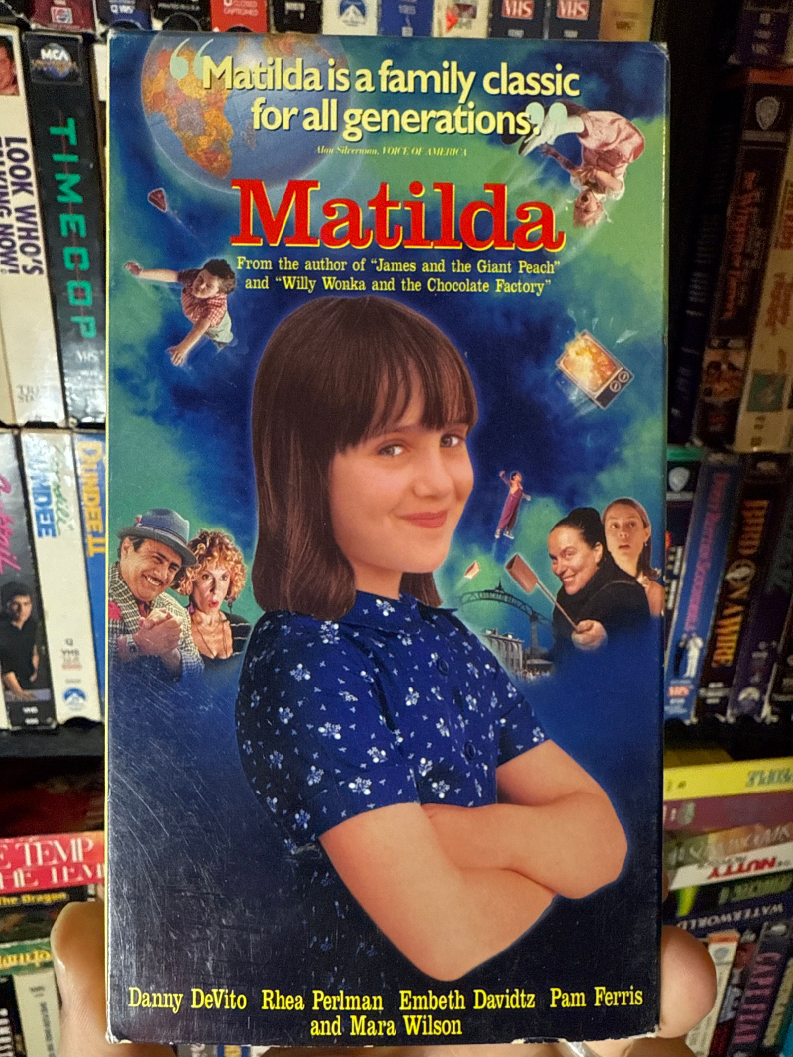 Matilda 1996 VHS Original Release Slipcase