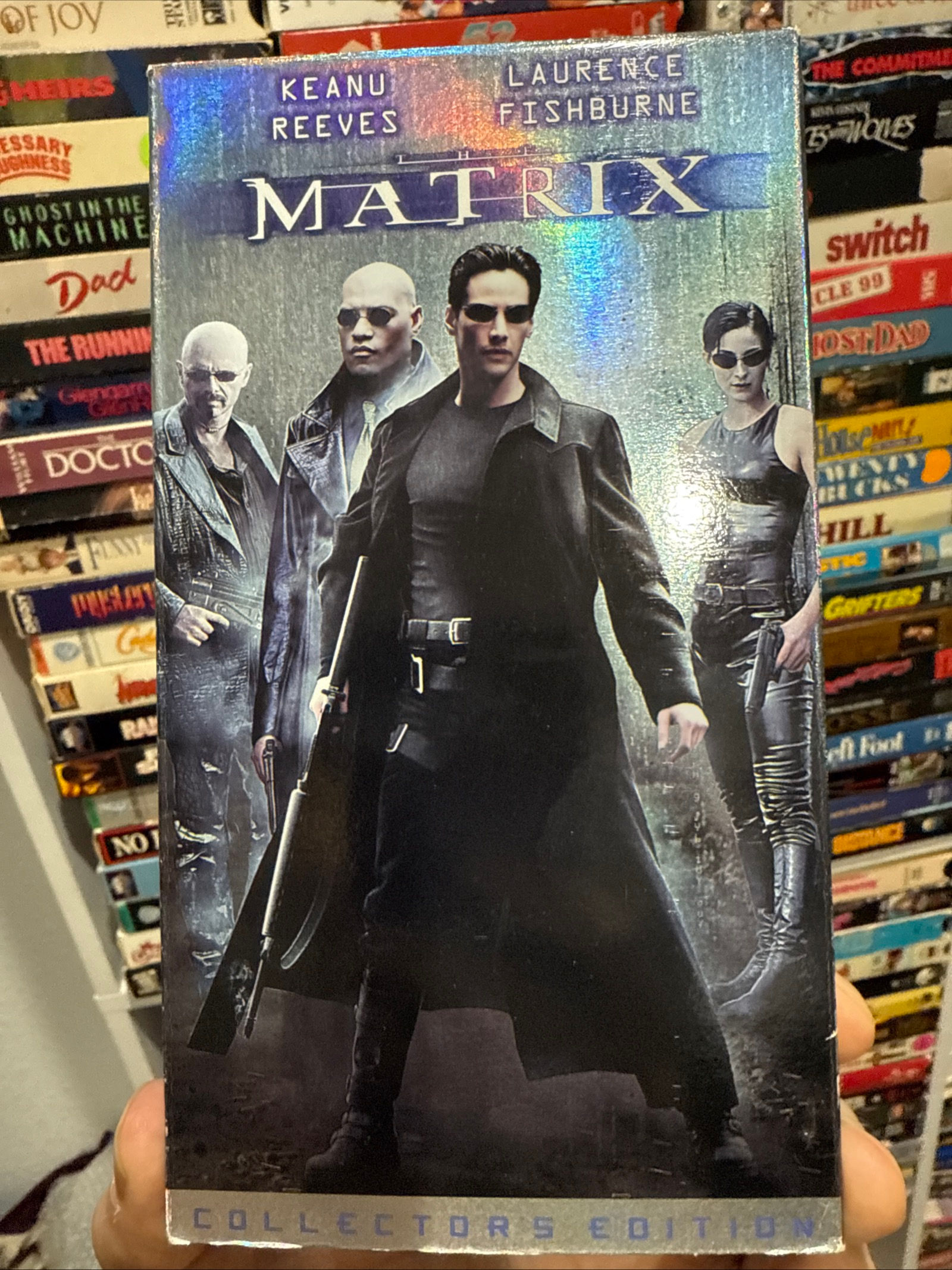 The Matrix 1999 VHS Collector's Edition W/Insert NON RENTAL