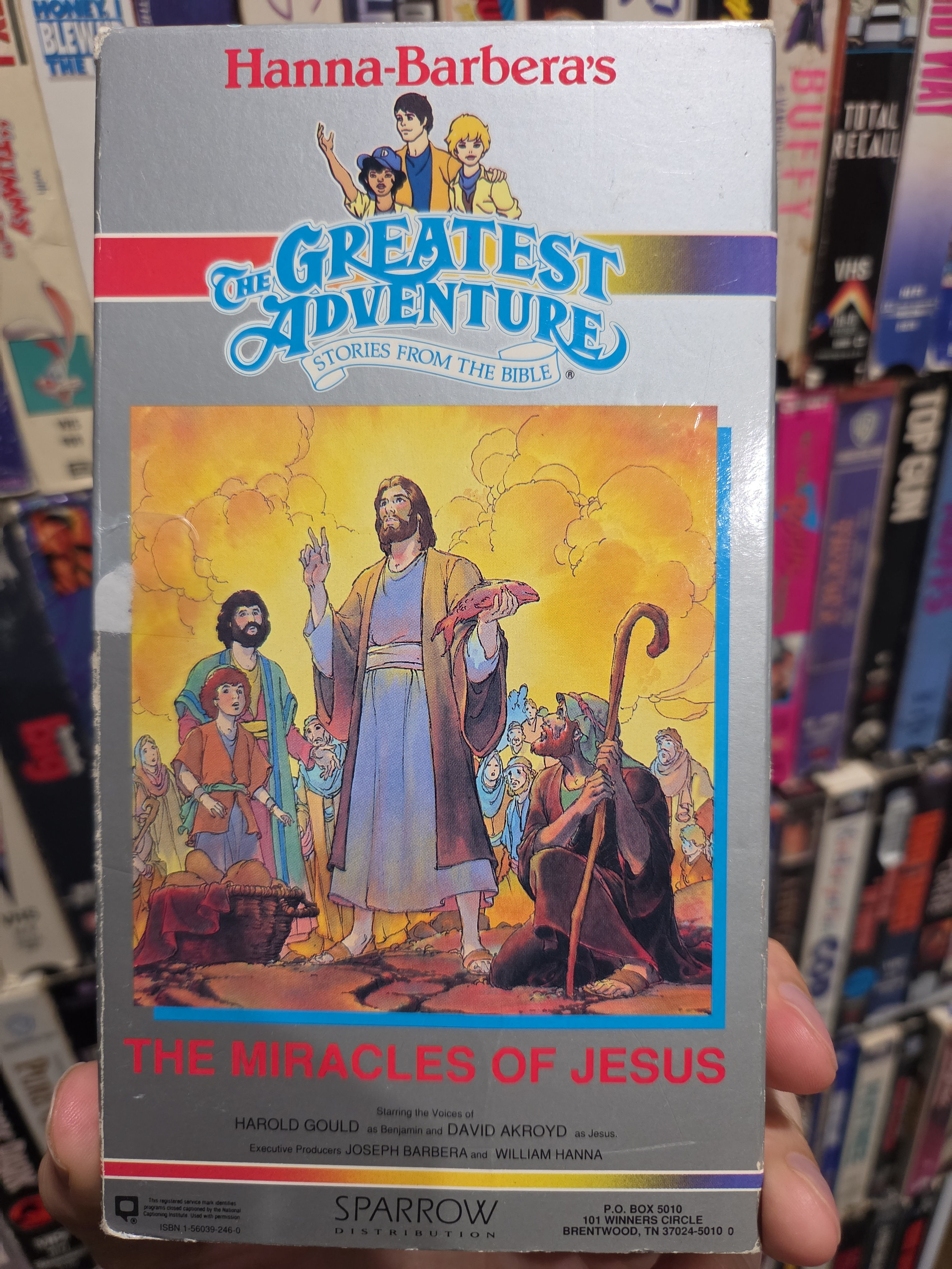 Hanna-Barbera The Greatest Adventure Miracles Of Jesus 1991 VHS NON RENTAL