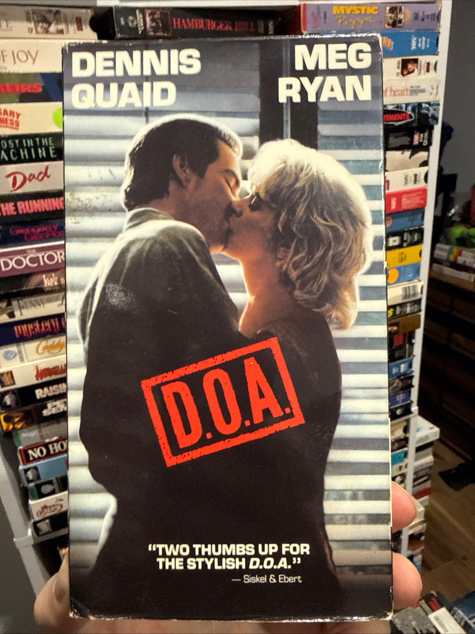 D.O.A. 1988 VHS Original Release NON RENTAL
