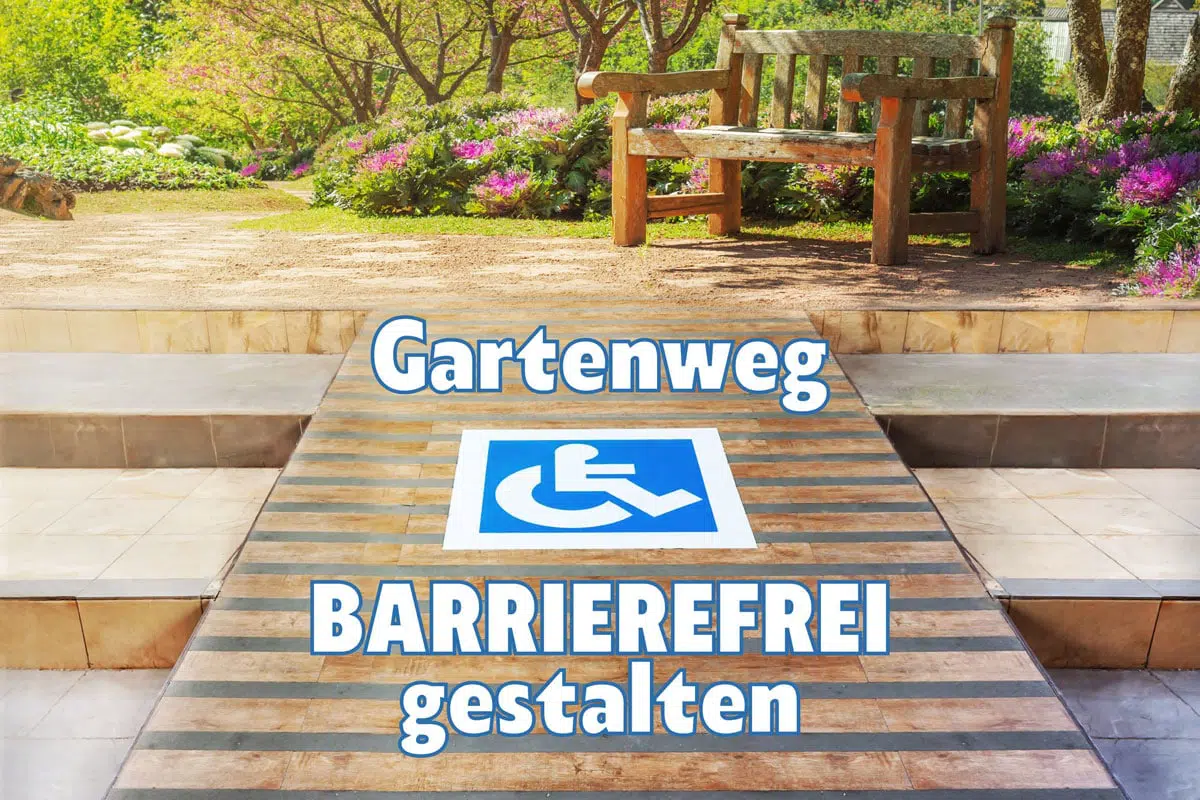 Gründung von barrierefreien Gartenwegen