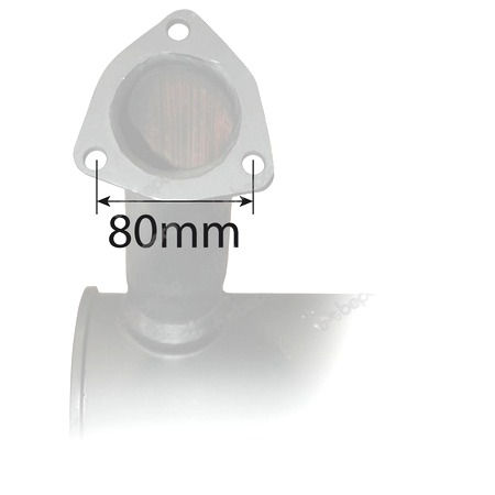 Thumbnail: Underhood Muffler (For Vertical Exhaust) Massey Ferguson 300 Series 1694961M5