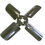 Thumbnail: Fan Blade (4 Blade) MF (15.5") 35 100-300 TE/TO & Industrial Series 3638342M91