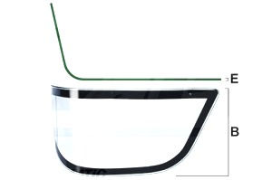 Thumbnail: Headlight Lens (RH) John Deere 6M 6R Series AL206153