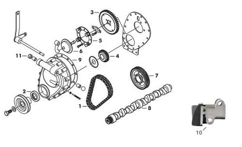 Thumbnail: Camshaft Gear (40 Teeth) MF (4 Cyl-23C Diesel) 35 FE35 TO35 Models 826089M1