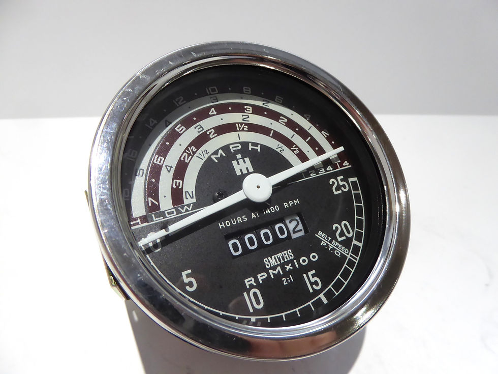 Tachometer (MPH) Case IH (w/Bracket & Studs) B275 B414 Series 5126