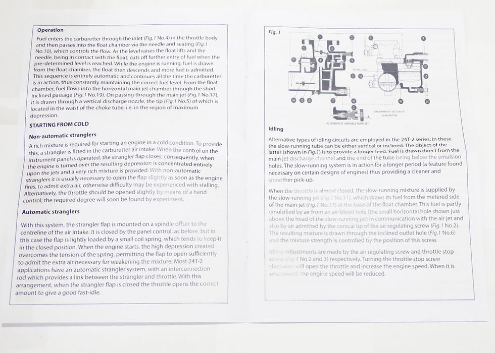 Thumbnail: Zenith Carburetor Massey Ferguson (Std Motors 80mm/85mm) TEA20 825448M91