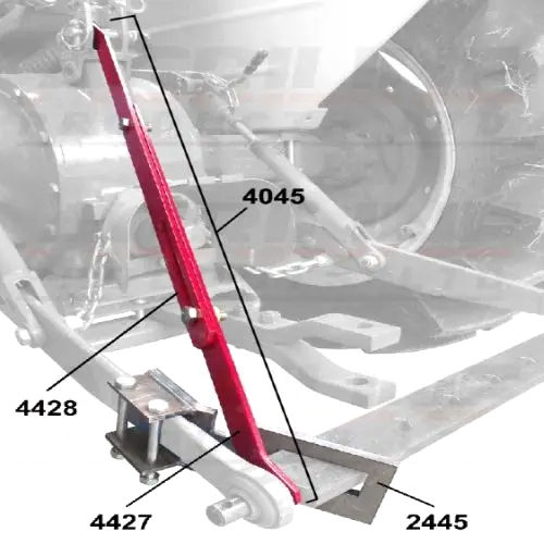 Thumbnail: Drawbar Stay Strap (Upper) Ford/MF 35 100 TE/TO 1000 N & Dexta Series 9N5374