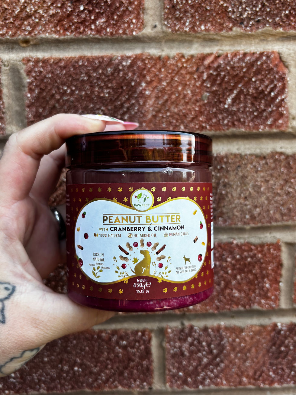 Thumbnail: Cranberry & Cinnamon Peanut Butter 450g 