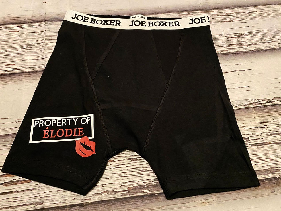 Thumbnail: Black Property of lips Boxers