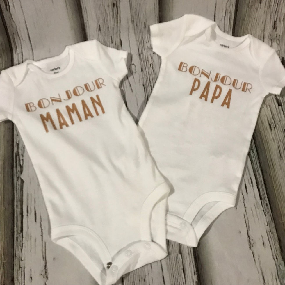 Thumbnail: Bonjour Maman/Papa Bodysuit