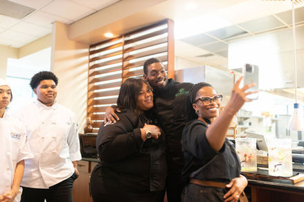 Chef Simone Byron & Chef Deborah VanTrece 
