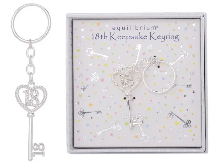 Thumbnail: 18th Birthday Keepsake Keyring