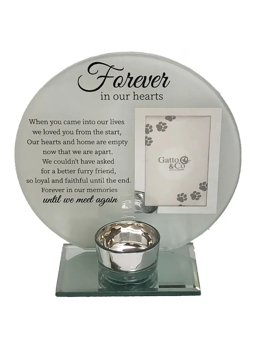 In Loving Memory Photo Frame Candleholder Pet memory Forever